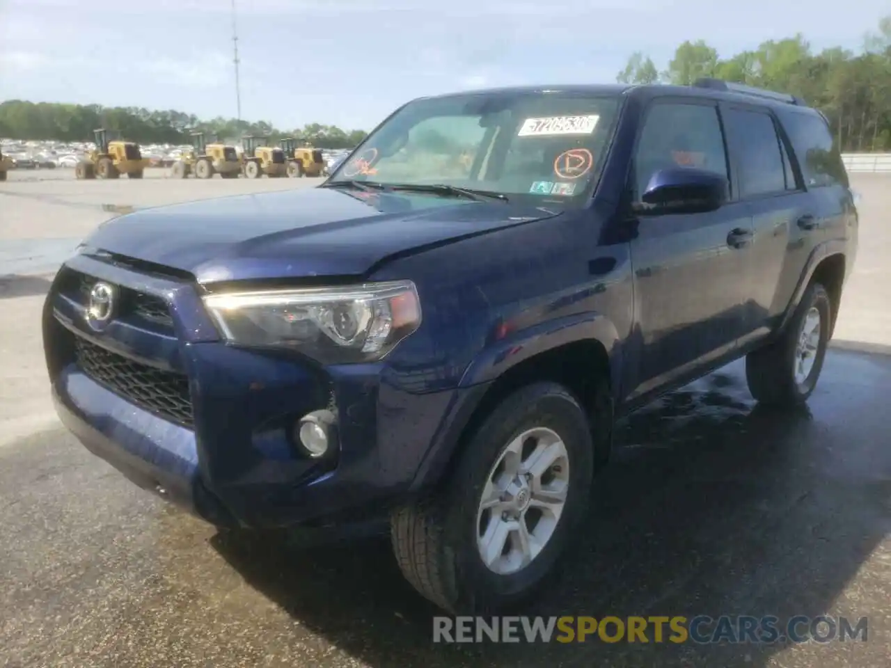 2 Photograph of a damaged car JTEBU5JR7K5657287 TOYOTA 4RUNNER 2019