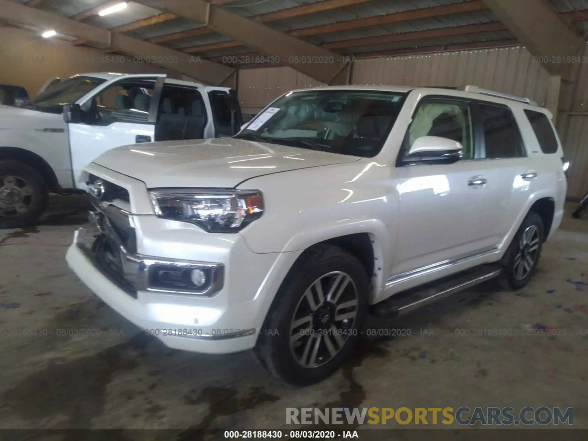 2 Photograph of a damaged car JTEBU5JR7K5661260 TOYOTA 4RUNNER 2019