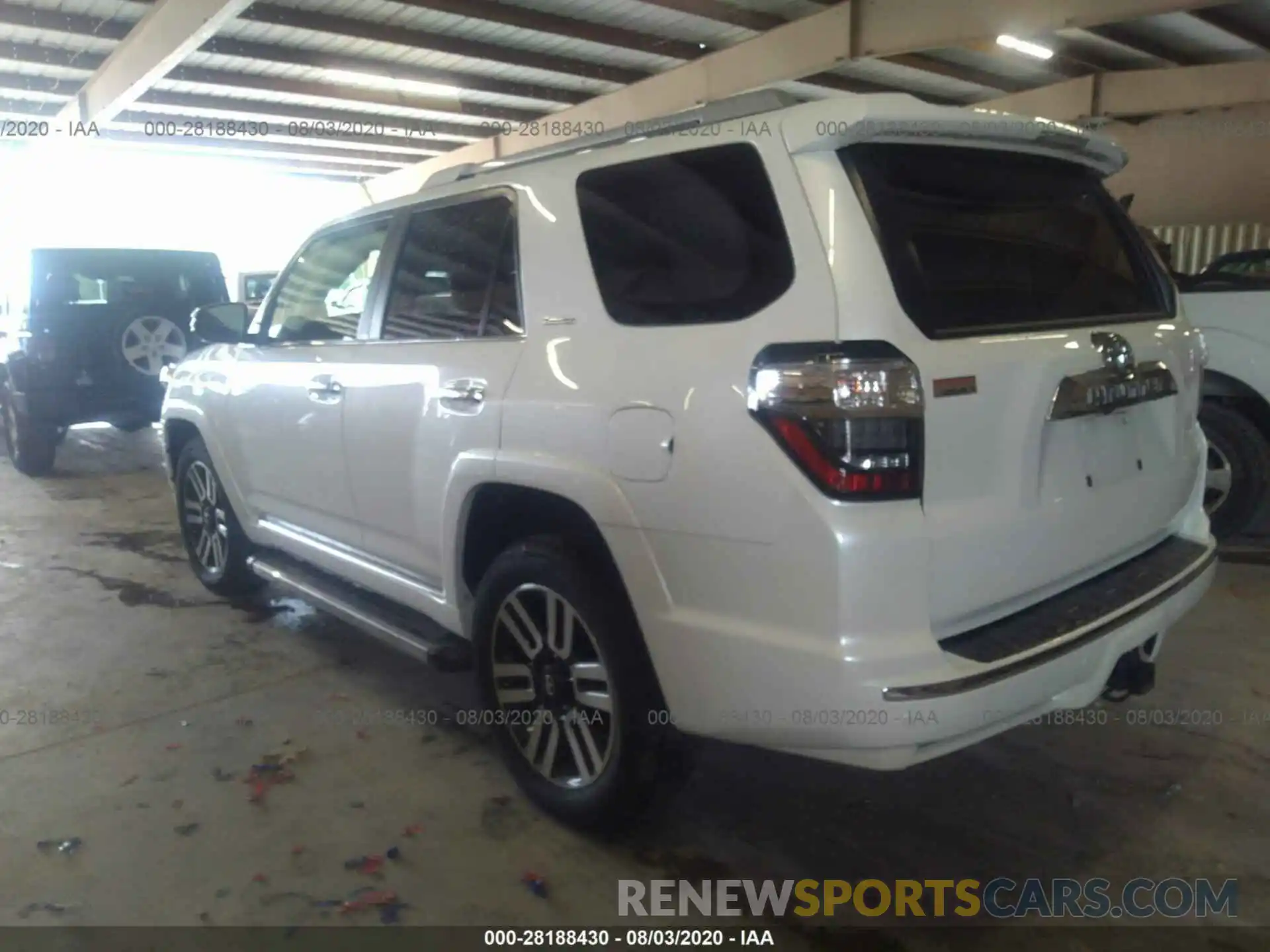 3 Photograph of a damaged car JTEBU5JR7K5661260 TOYOTA 4RUNNER 2019