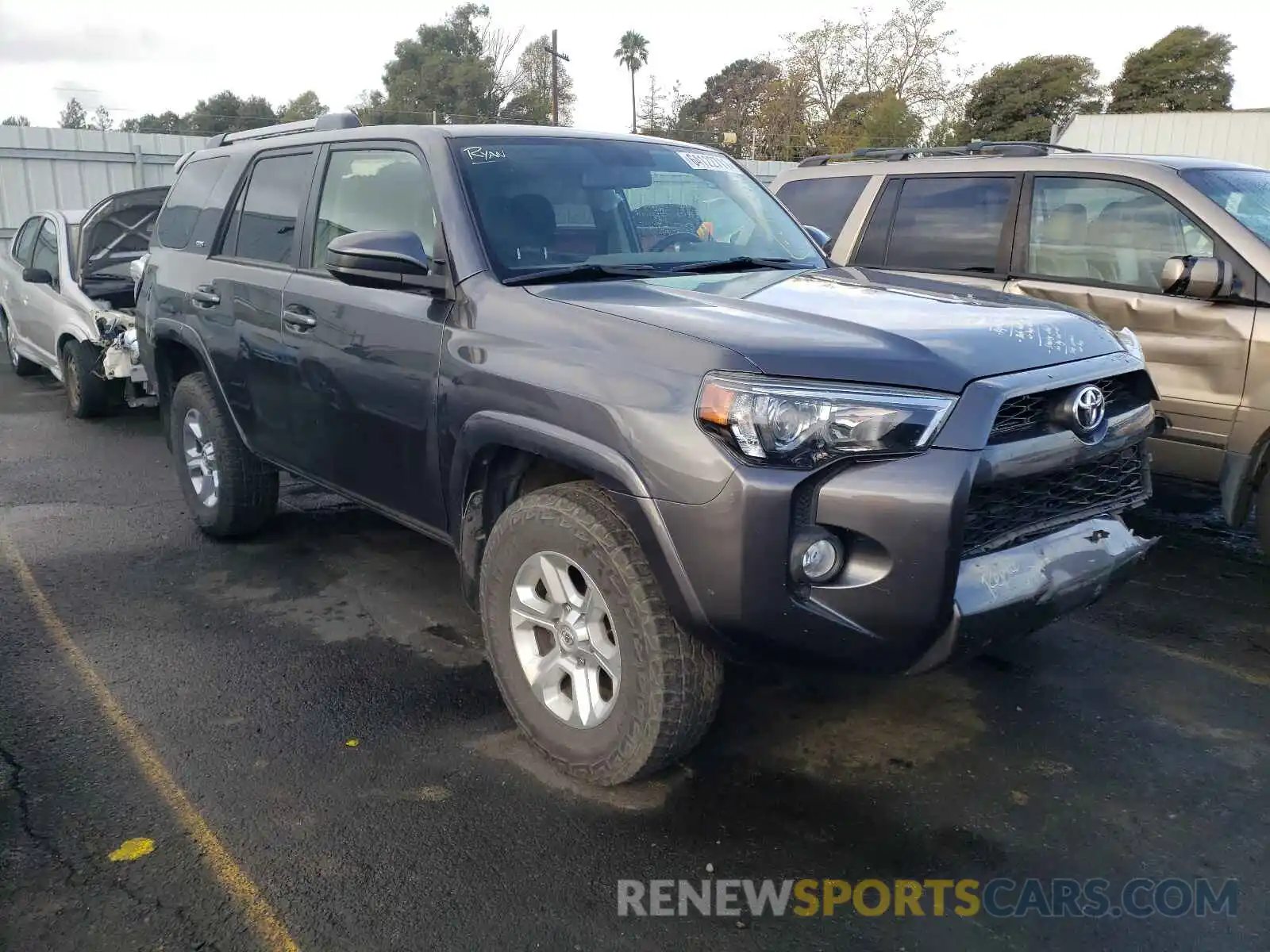 1 Photograph of a damaged car JTEBU5JR7K5662232 TOYOTA 4RUNNER 2019