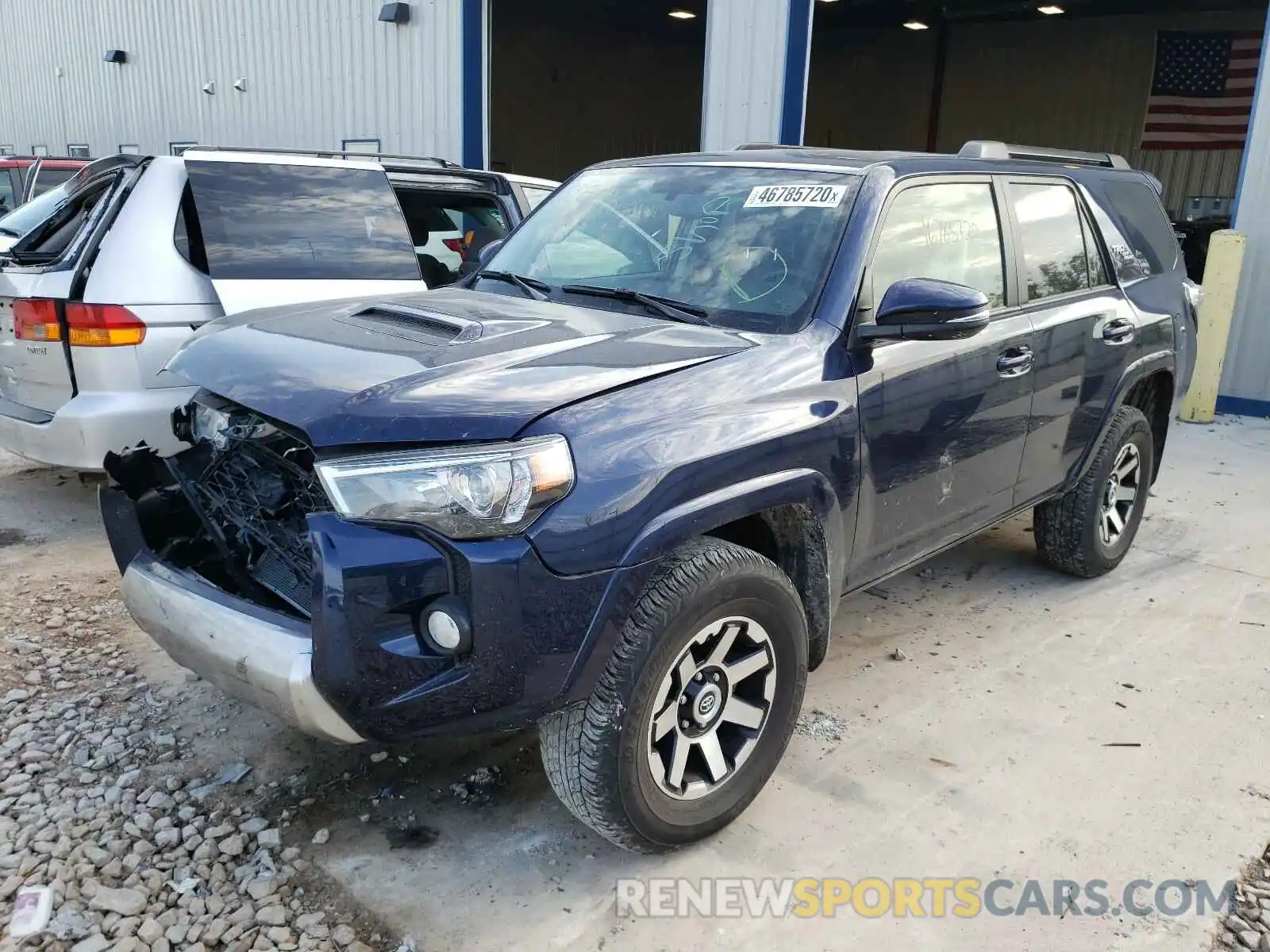 2 Фотография поврежденного автомобиля JTEBU5JR7K5662554 TOYOTA 4RUNNER 2019