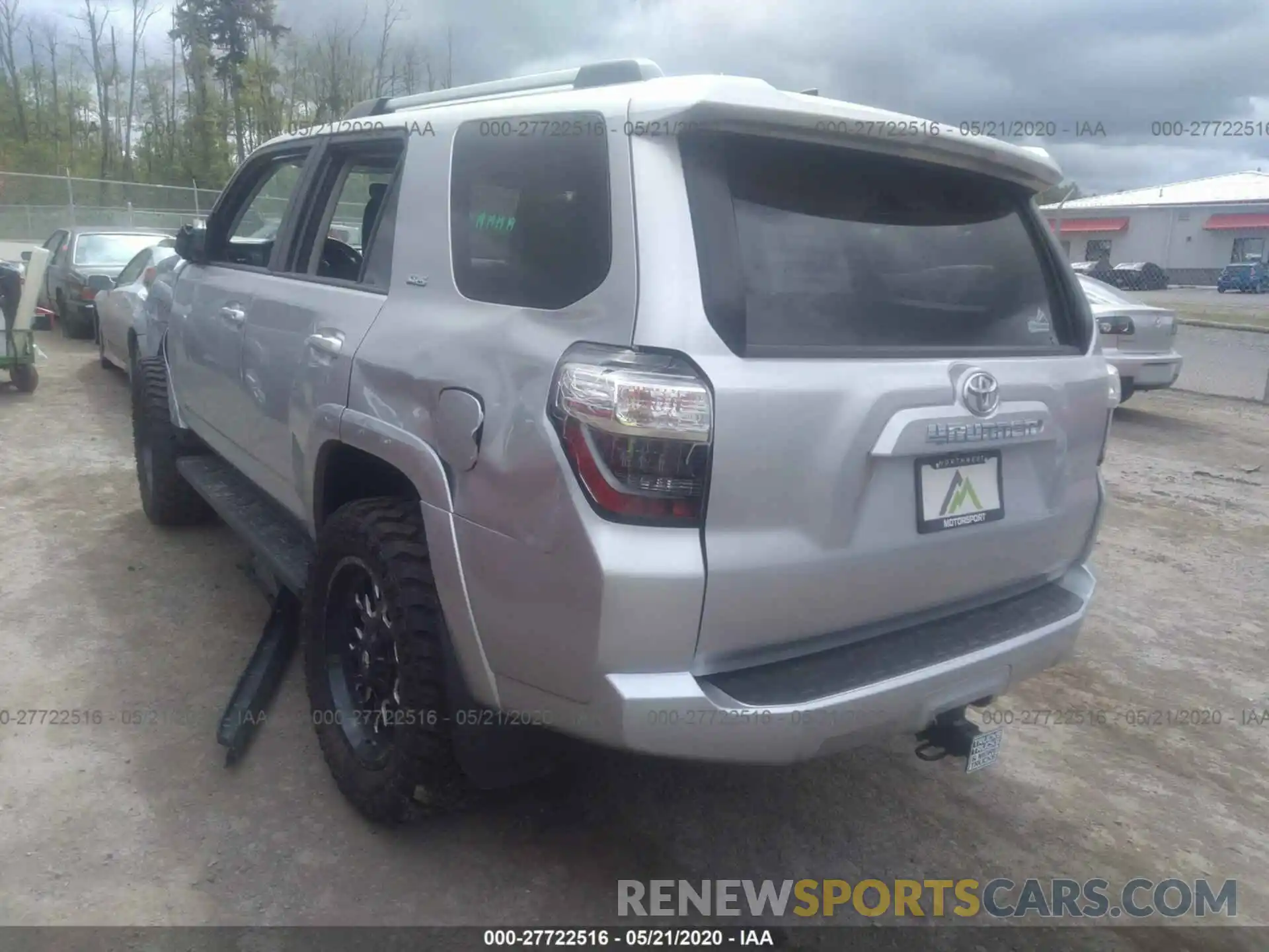 3 Photograph of a damaged car JTEBU5JR7K5662764 TOYOTA 4RUNNER 2019