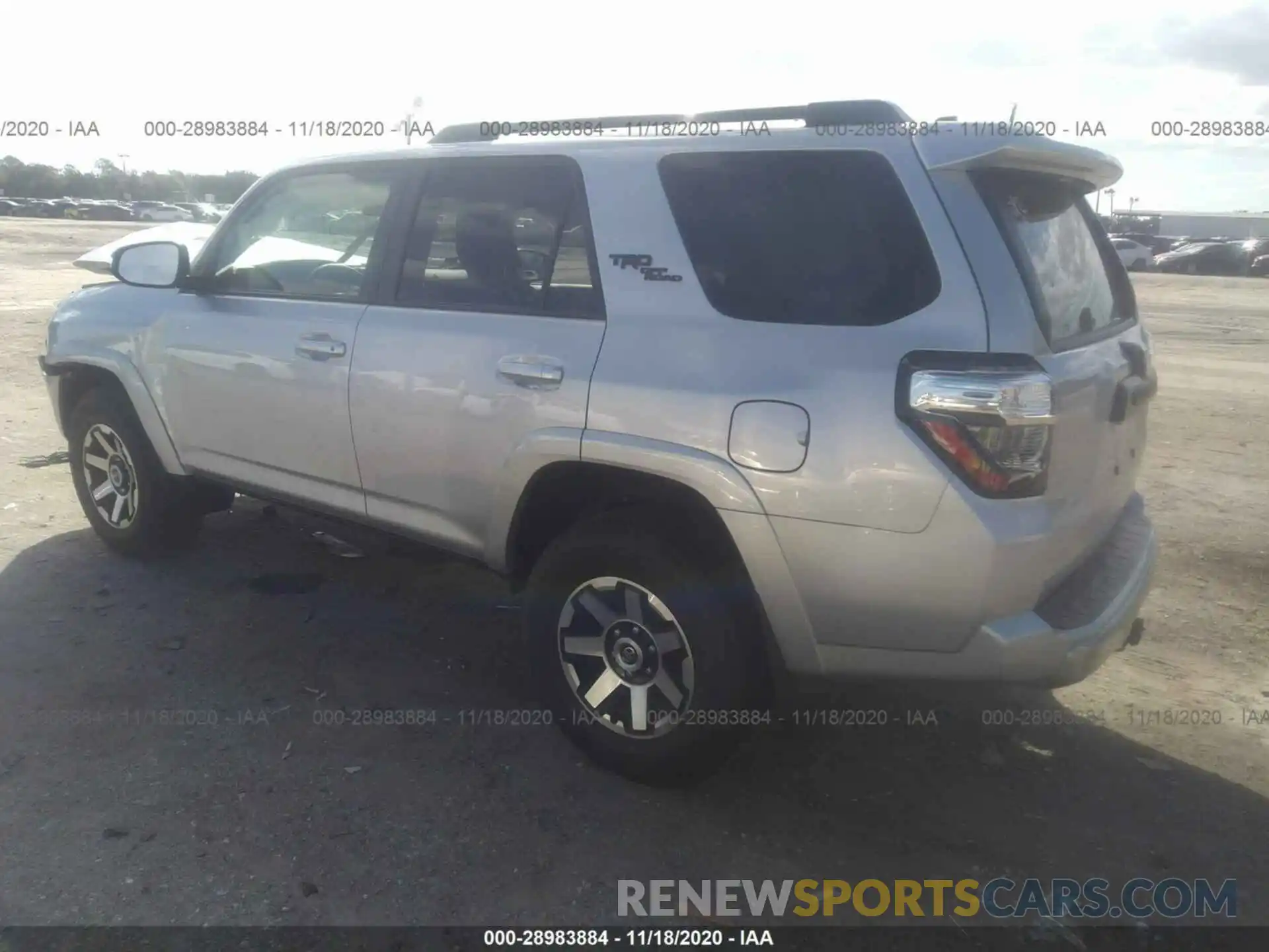 3 Photograph of a damaged car JTEBU5JR7K5664935 TOYOTA 4RUNNER 2019