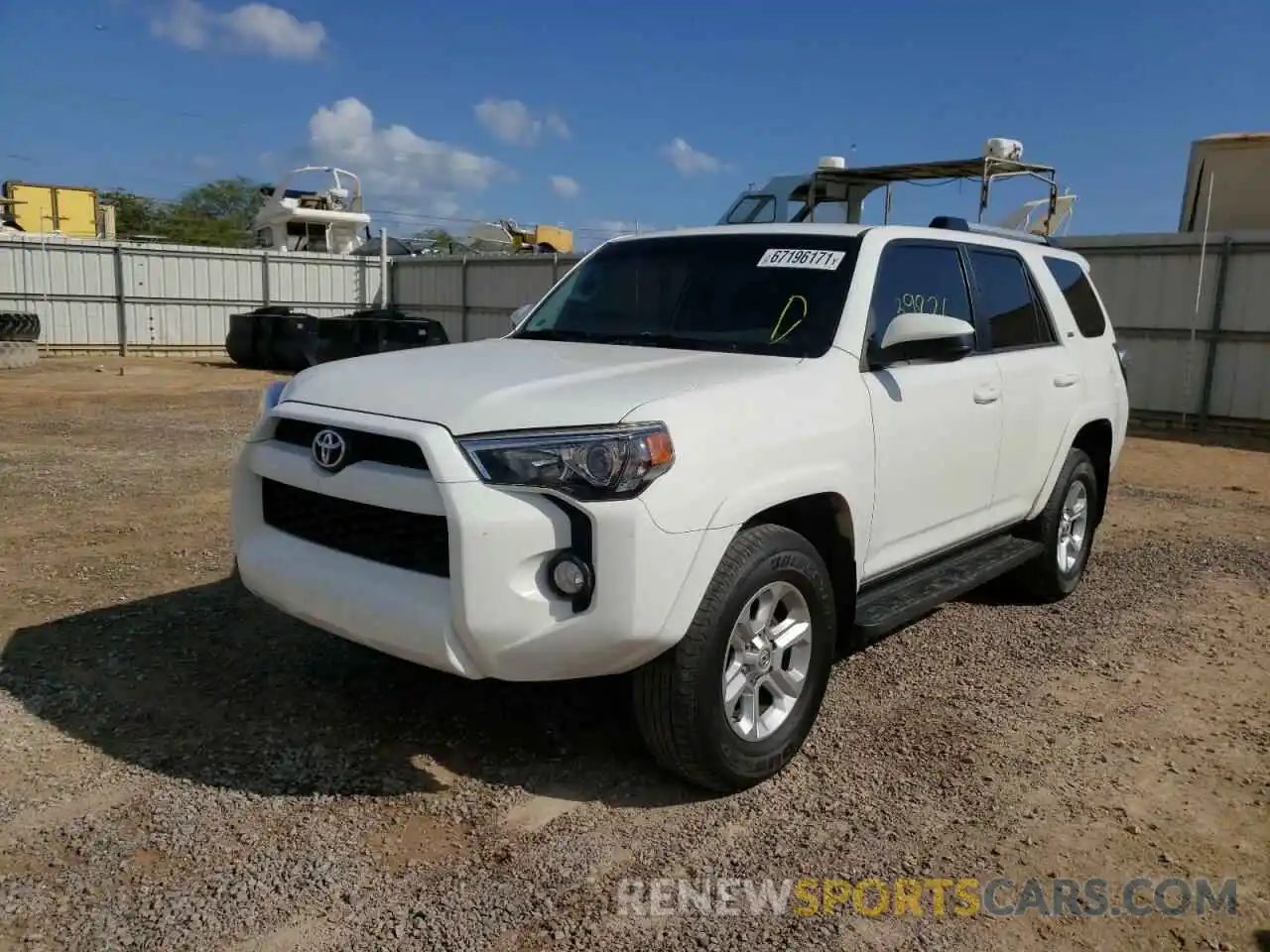 2 Photograph of a damaged car JTEBU5JR7K5664952 TOYOTA 4RUNNER 2019