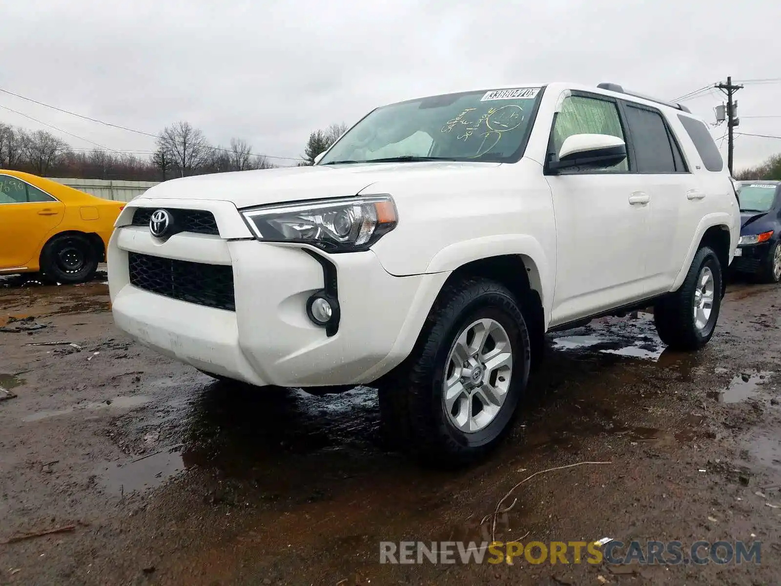 2 Photograph of a damaged car JTEBU5JR7K5665096 TOYOTA 4RUNNER 2019