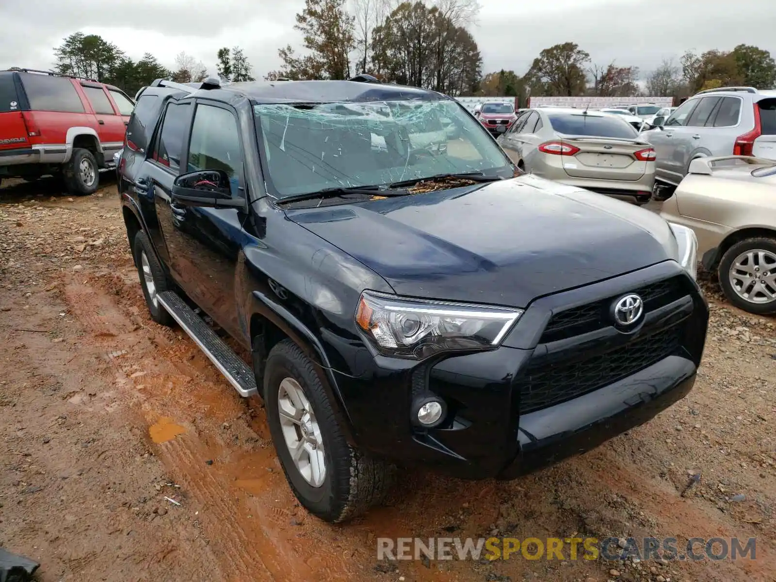 1 Photograph of a damaged car JTEBU5JR7K5665423 TOYOTA 4RUNNER 2019