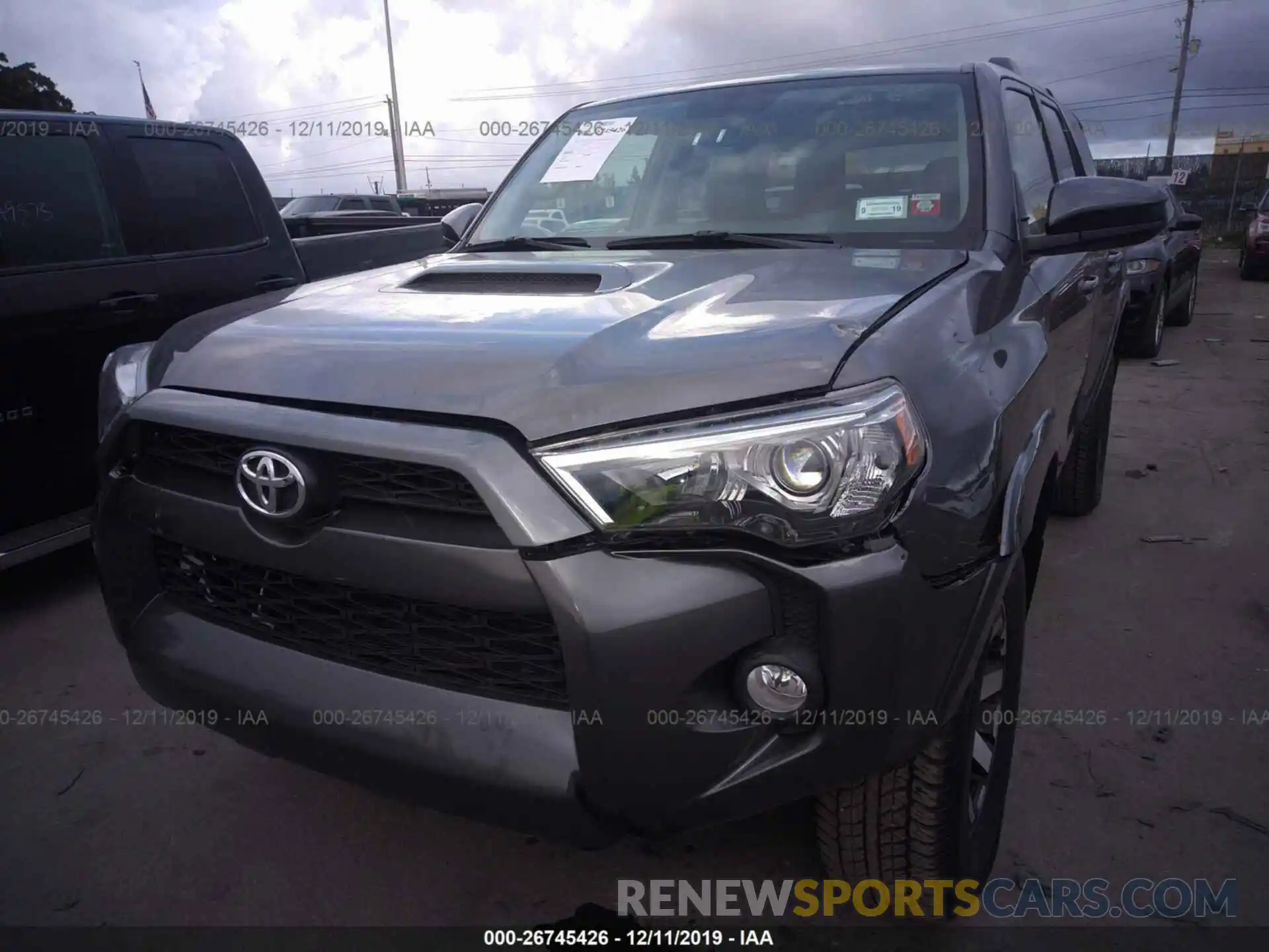 6 Photograph of a damaged car JTEBU5JR7K5668015 TOYOTA 4RUNNER 2019