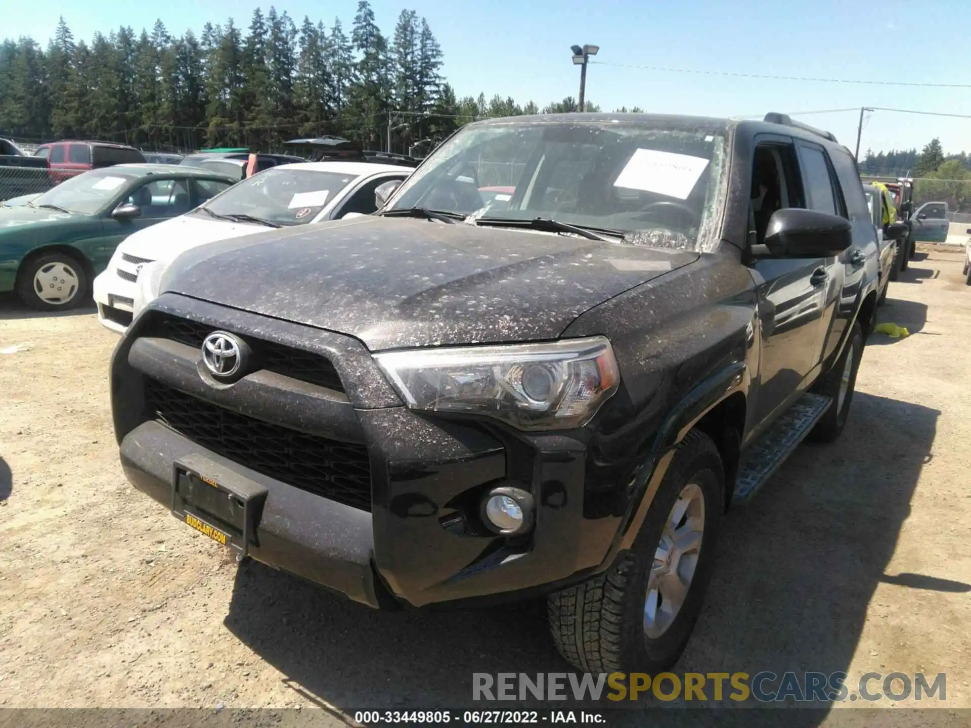 2 Photograph of a damaged car JTEBU5JR7K5668676 TOYOTA 4RUNNER 2019