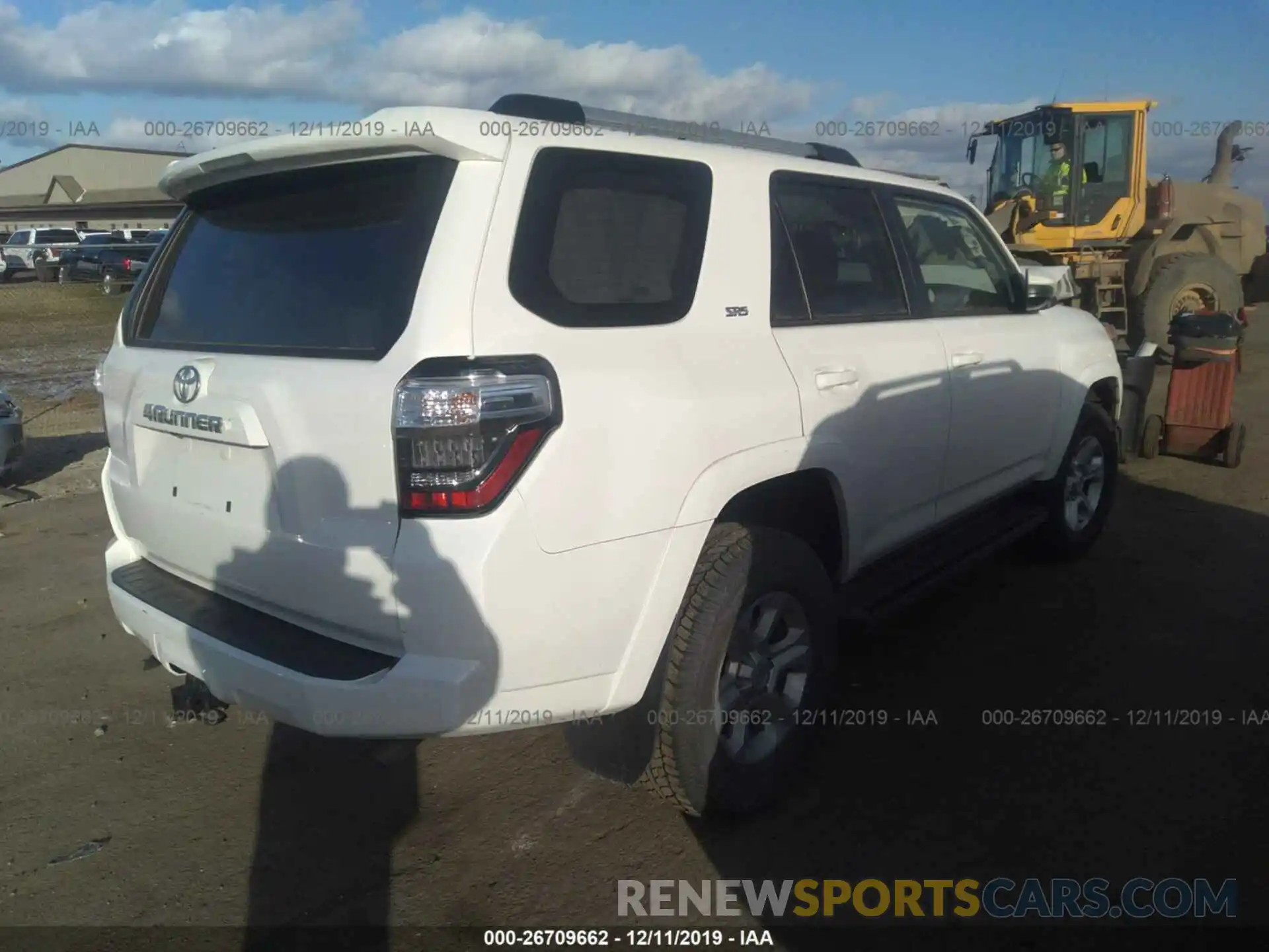 4 Photograph of a damaged car JTEBU5JR7K5670248 TOYOTA 4RUNNER 2019