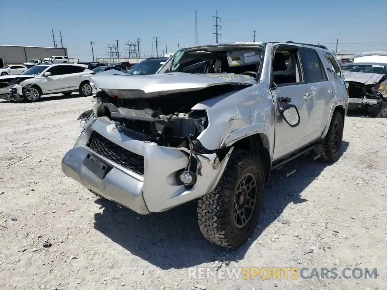 2 Фотография поврежденного автомобиля JTEBU5JR7K5670282 TOYOTA 4RUNNER 2019