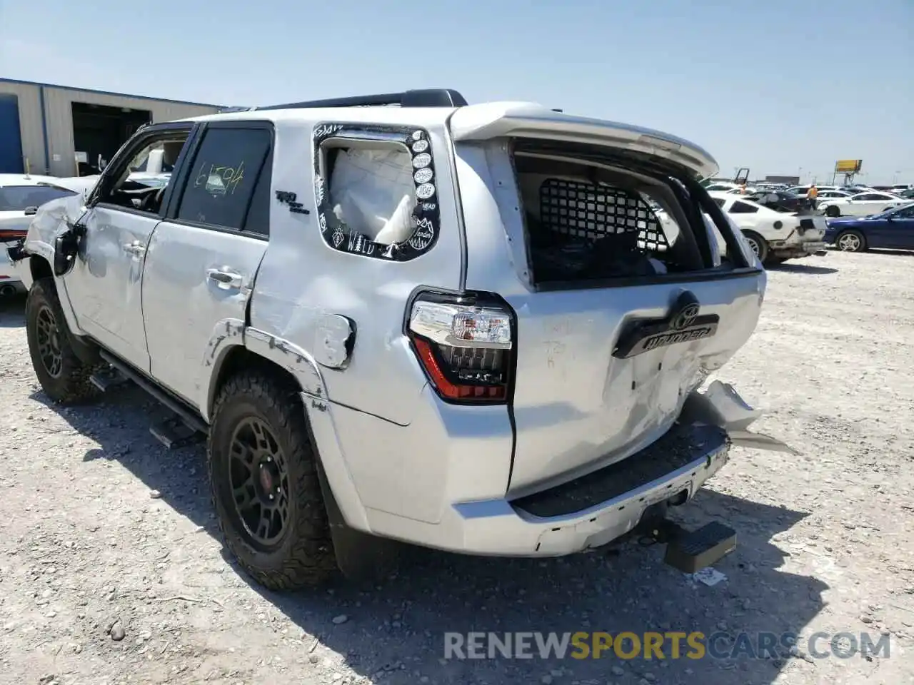 3 Photograph of a damaged car JTEBU5JR7K5670282 TOYOTA 4RUNNER 2019