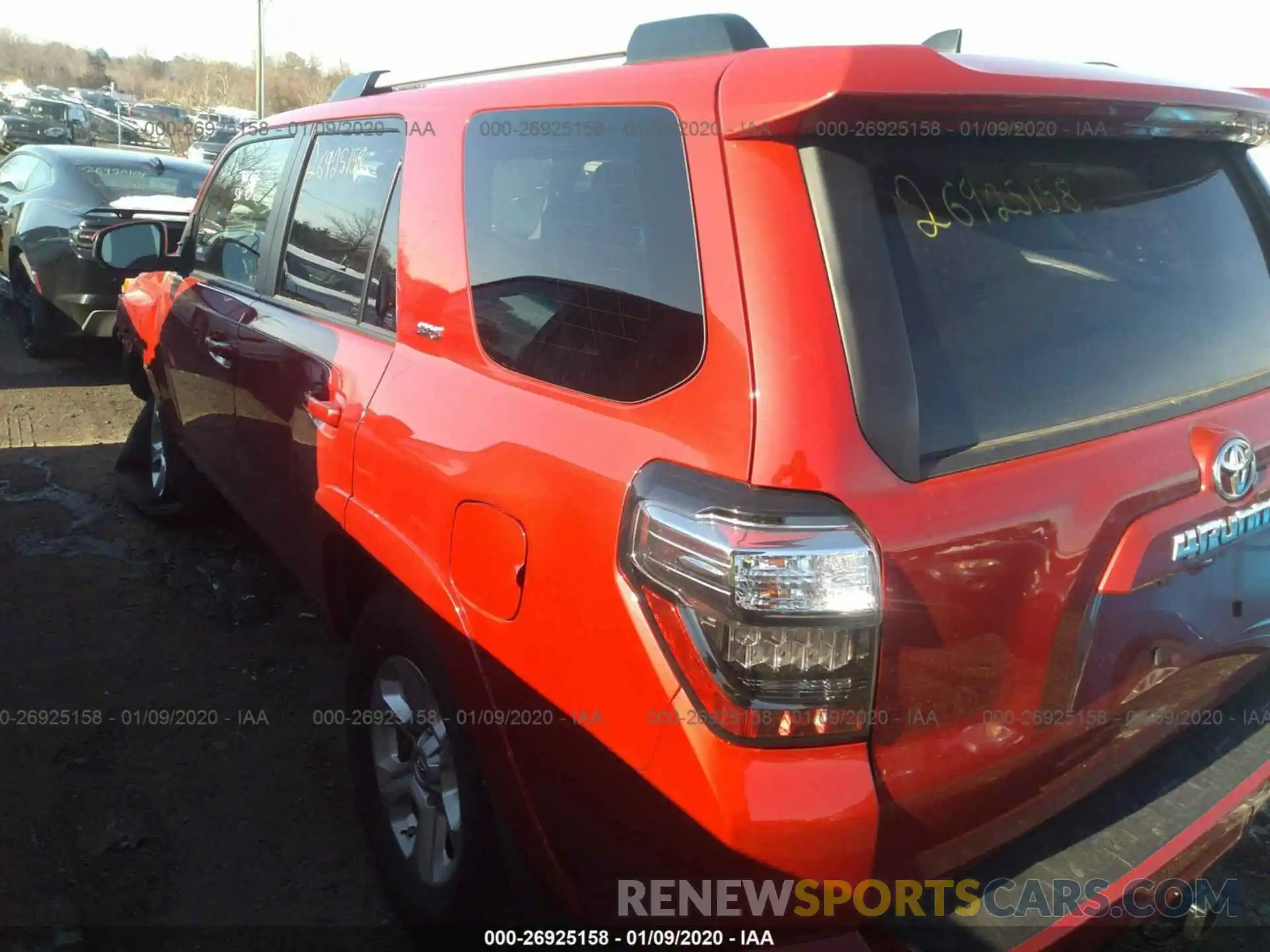 3 Photograph of a damaged car JTEBU5JR7K5671044 TOYOTA 4RUNNER 2019