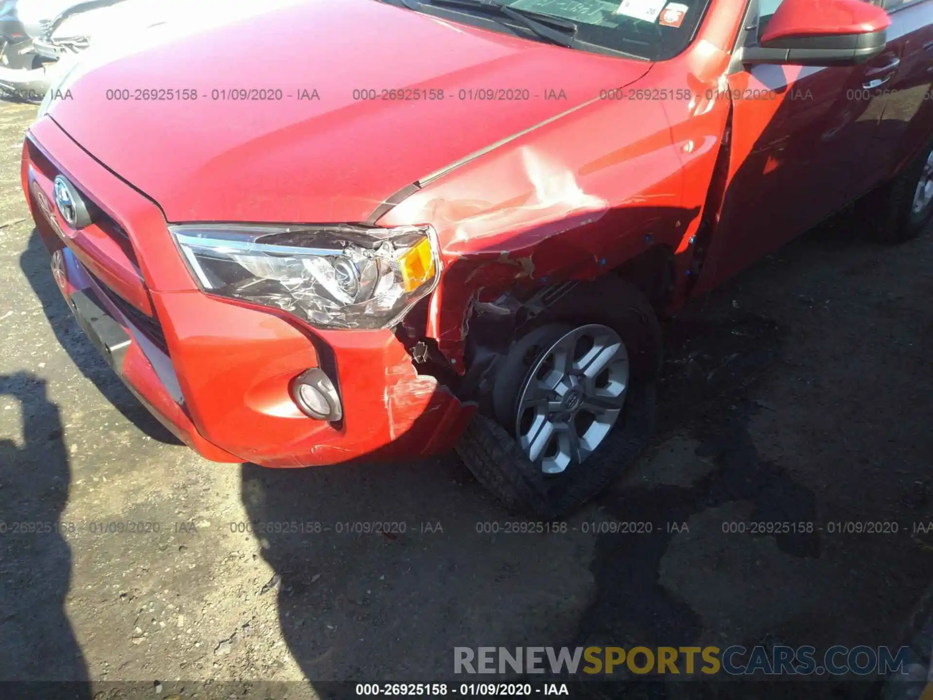 6 Photograph of a damaged car JTEBU5JR7K5671044 TOYOTA 4RUNNER 2019