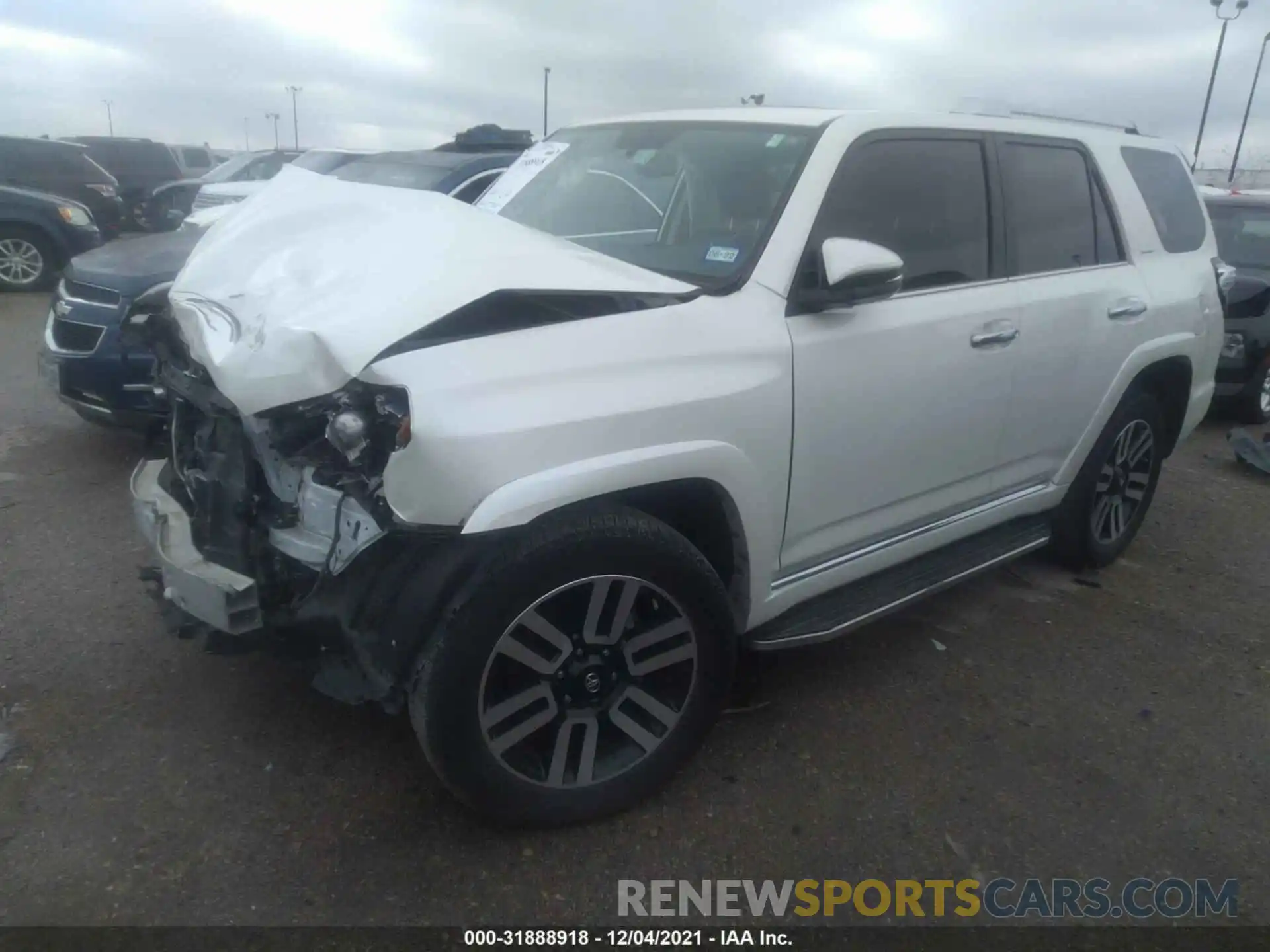 2 Photograph of a damaged car JTEBU5JR7K5672226 TOYOTA 4RUNNER 2019