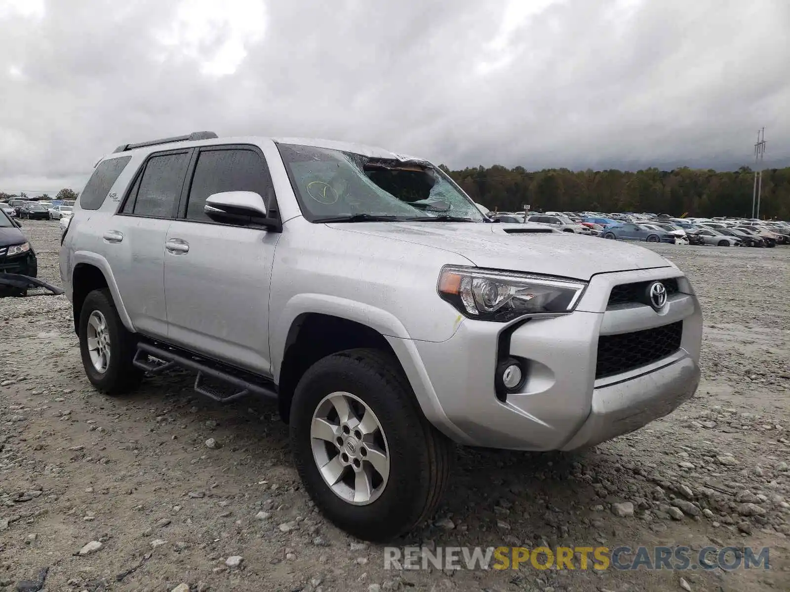 1 Photograph of a damaged car JTEBU5JR7K5674218 TOYOTA 4RUNNER 2019