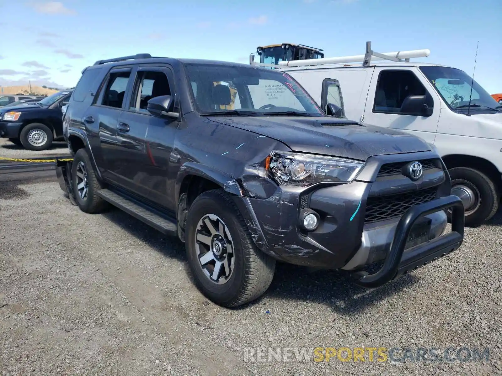 1 Photograph of a damaged car JTEBU5JR7K5676048 TOYOTA 4RUNNER 2019