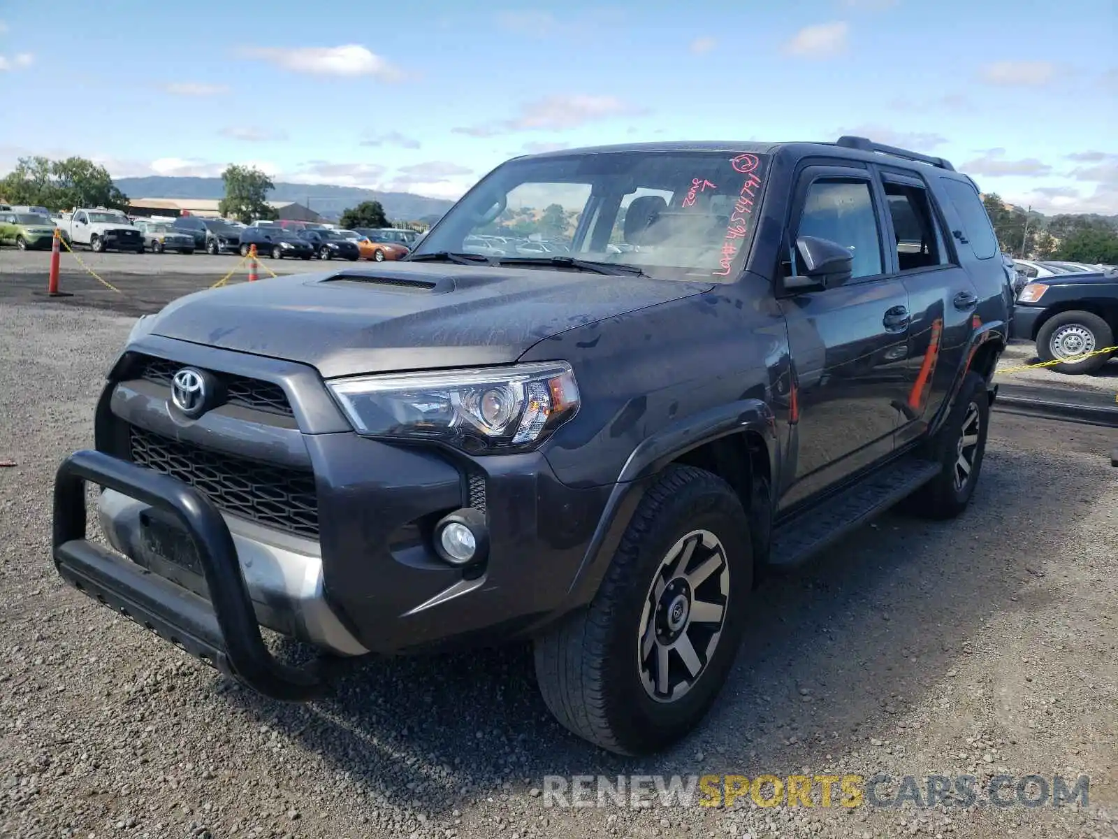 2 Photograph of a damaged car JTEBU5JR7K5676048 TOYOTA 4RUNNER 2019