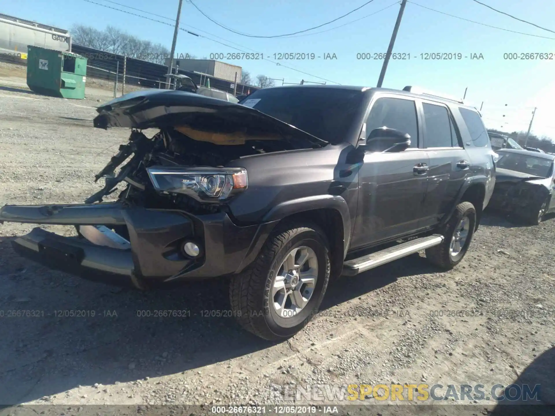 2 Фотография поврежденного автомобиля JTEBU5JR7K5676566 TOYOTA 4RUNNER 2019