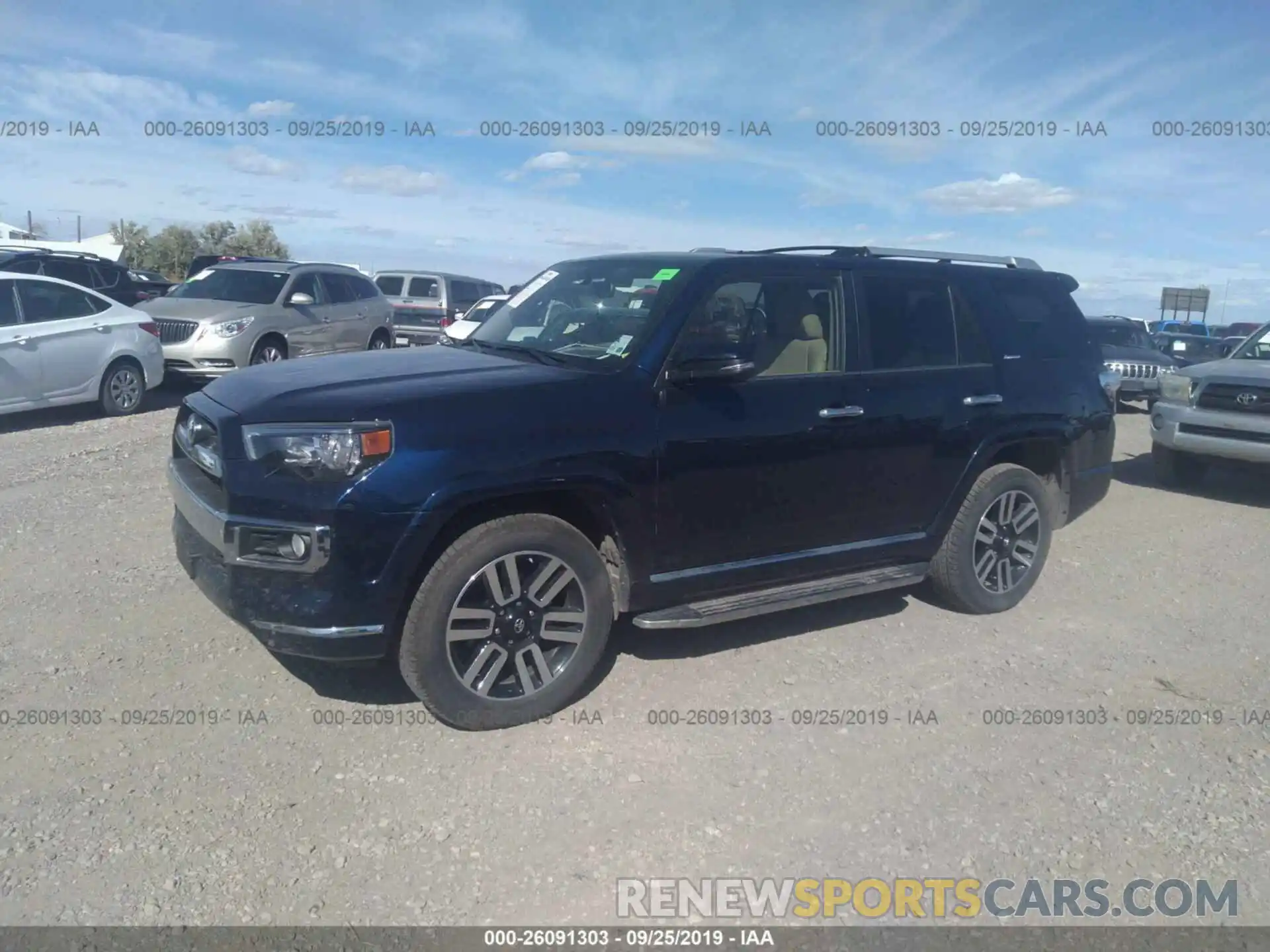 2 Photograph of a damaged car JTEBU5JR7K5678981 TOYOTA 4RUNNER 2019