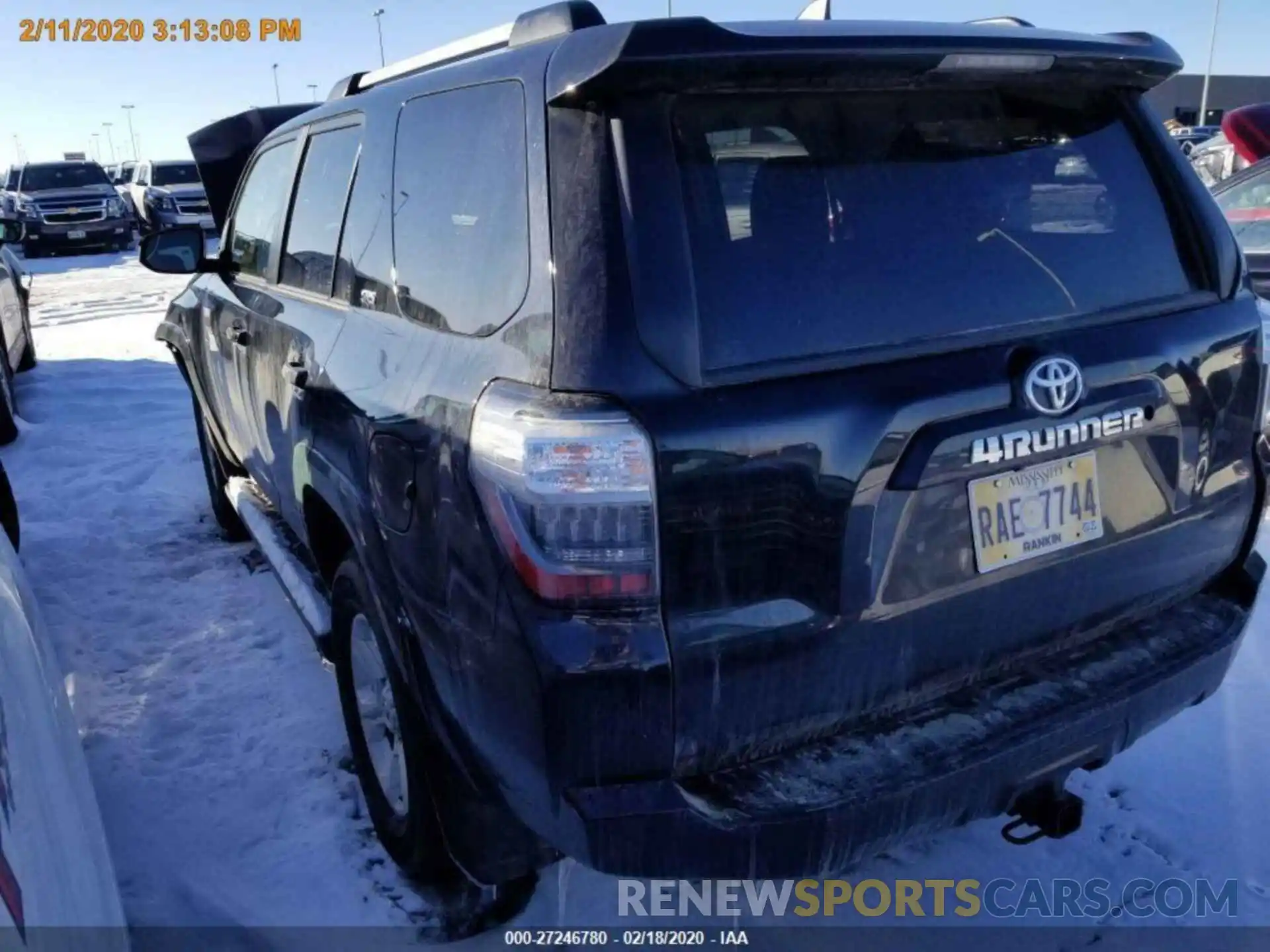 12 Photograph of a damaged car JTEBU5JR7K5679192 TOYOTA 4RUNNER 2019