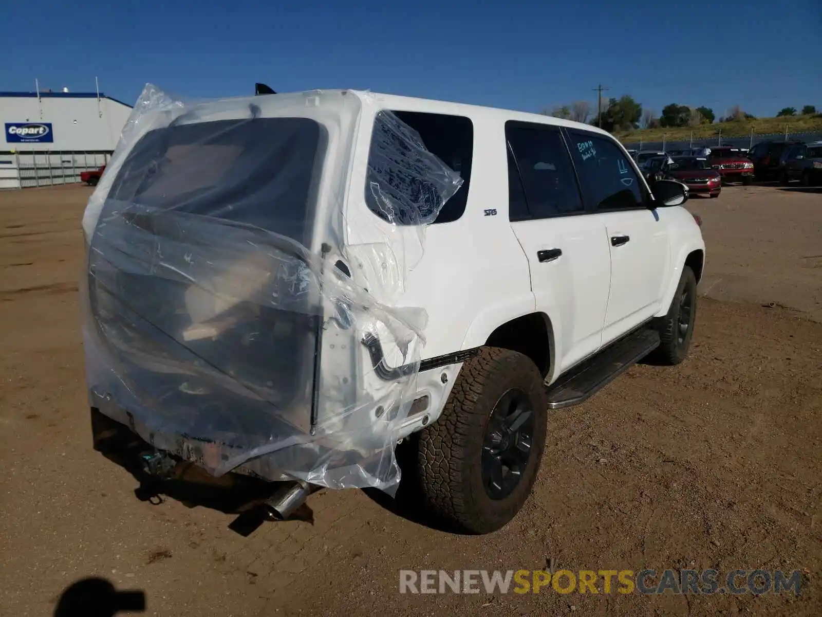 4 Photograph of a damaged car JTEBU5JR7K5682920 TOYOTA 4RUNNER 2019