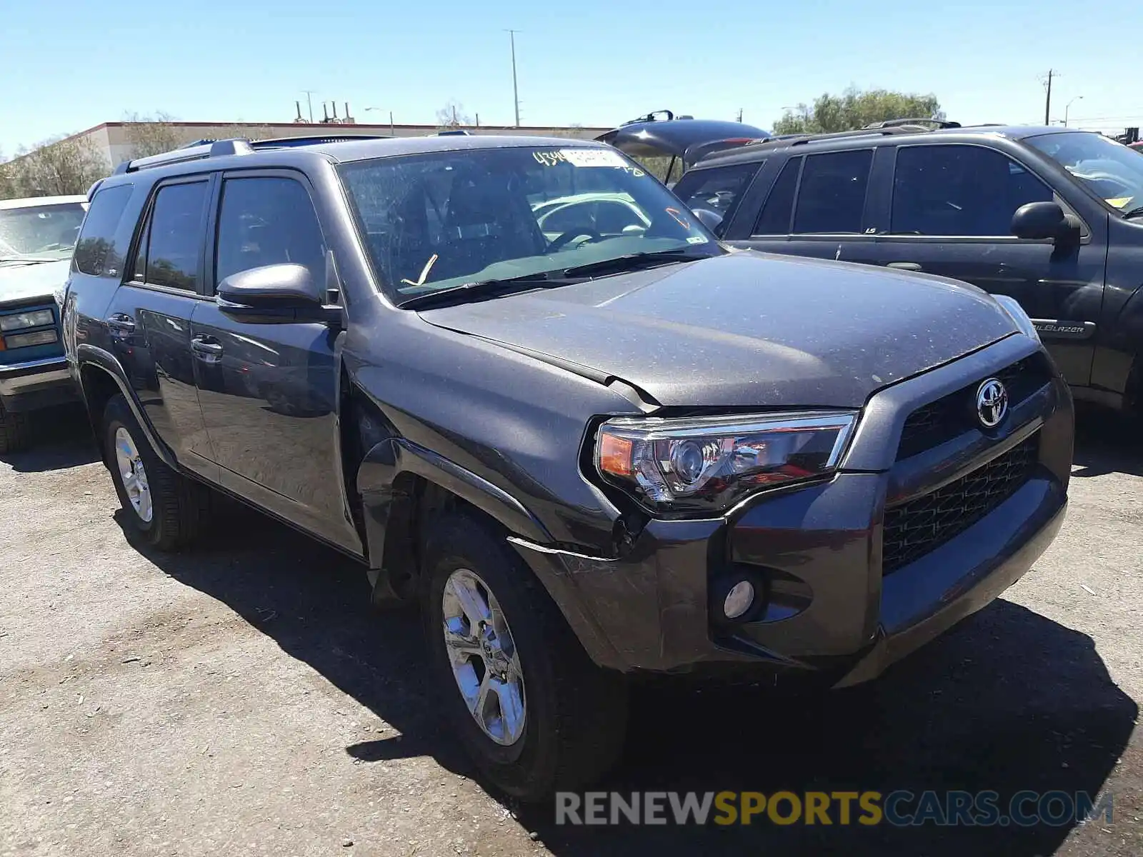 1 Photograph of a damaged car JTEBU5JR7K5684327 TOYOTA 4RUNNER 2019