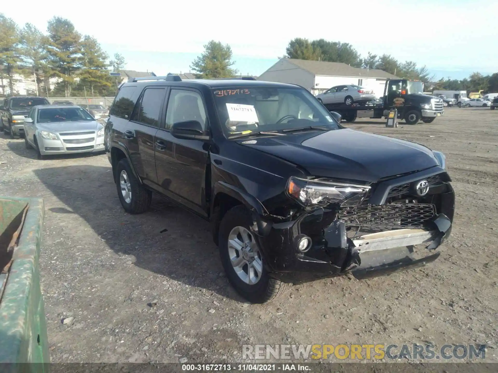 1 Photograph of a damaged car JTEBU5JR7K5685154 TOYOTA 4RUNNER 2019