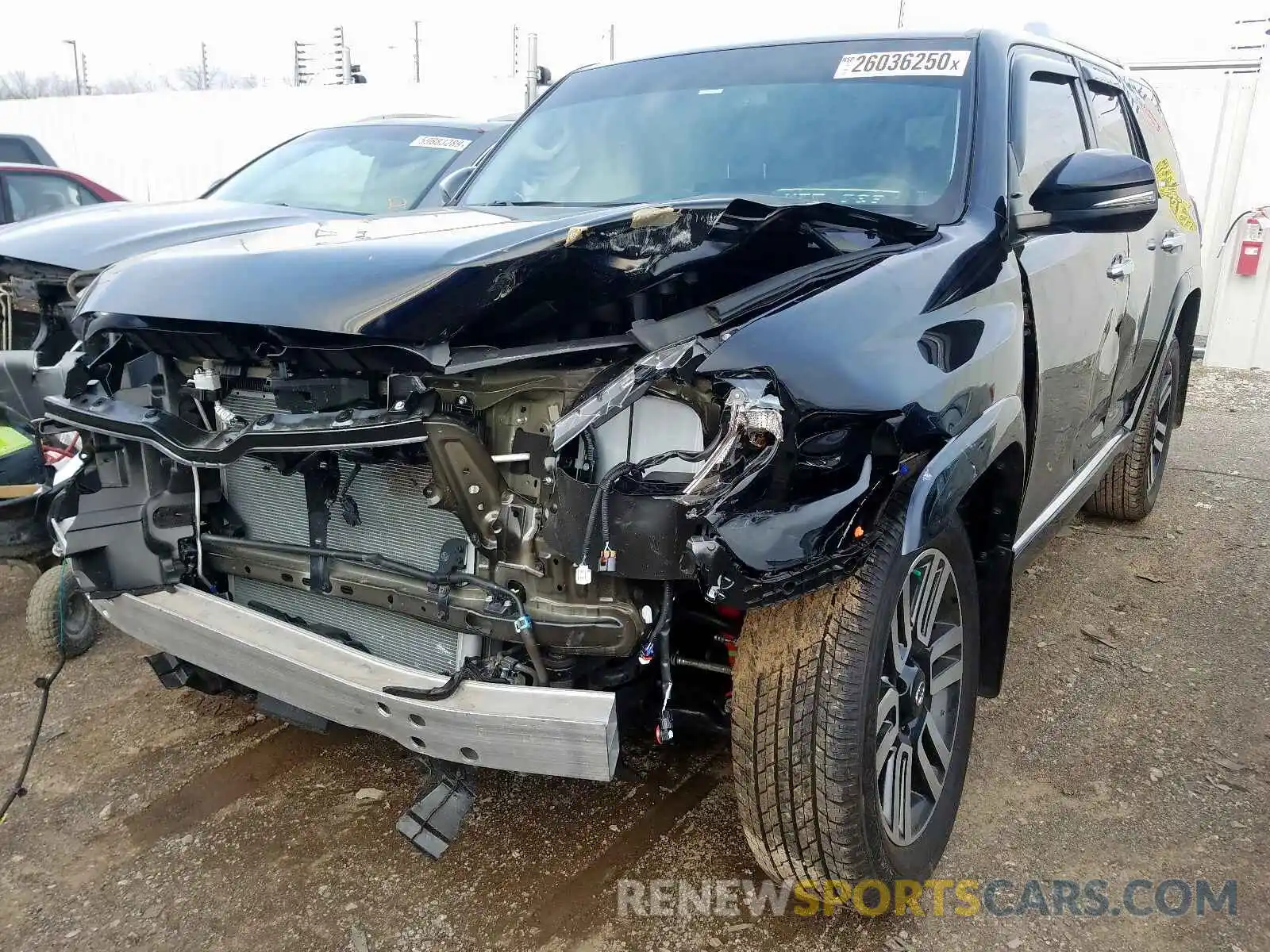 2 Photograph of a damaged car JTEBU5JR7K5687521 TOYOTA 4RUNNER 2019