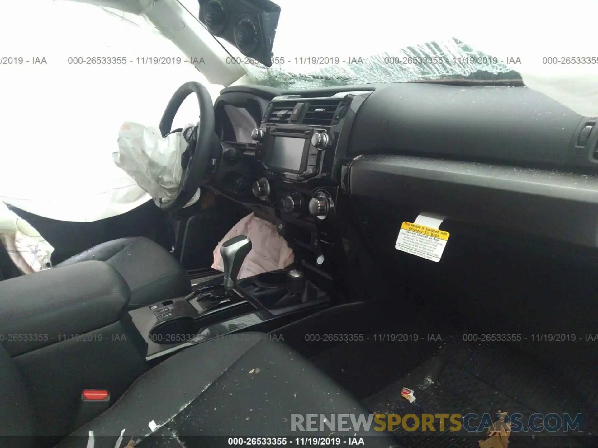 5 Photograph of a damaged car JTEBU5JR7K5690077 TOYOTA 4RUNNER 2019