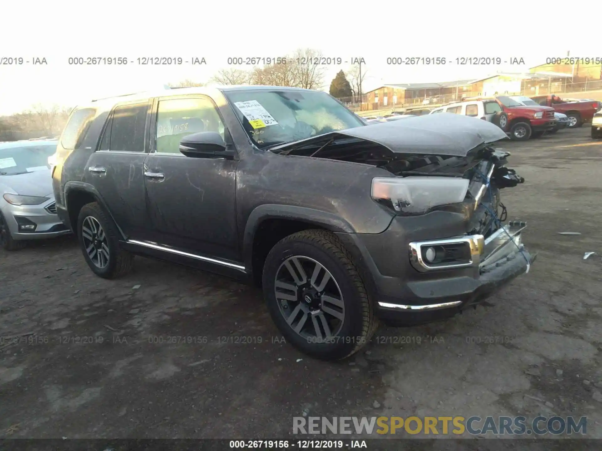 1 Photograph of a damaged car JTEBU5JR7K5690144 TOYOTA 4RUNNER 2019