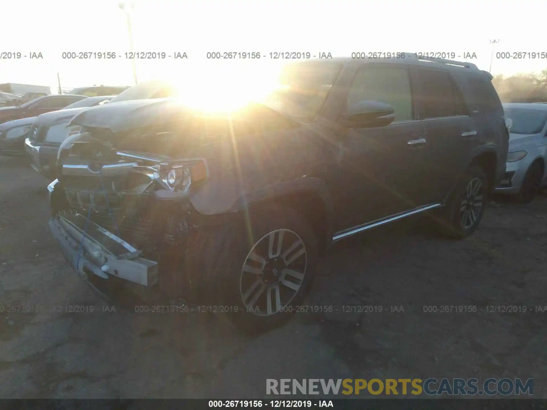 2 Photograph of a damaged car JTEBU5JR7K5690144 TOYOTA 4RUNNER 2019