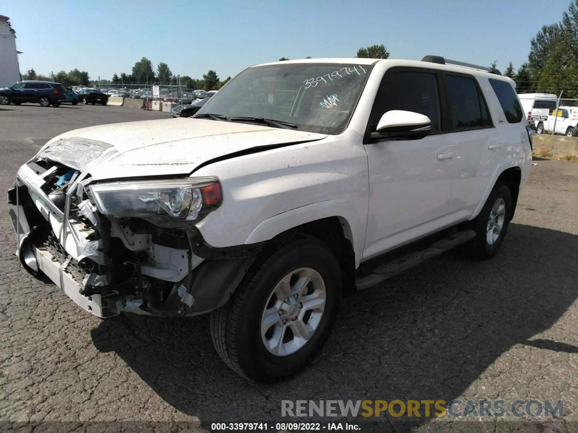 2 Photograph of a damaged car JTEBU5JR7K5691892 TOYOTA 4RUNNER 2019