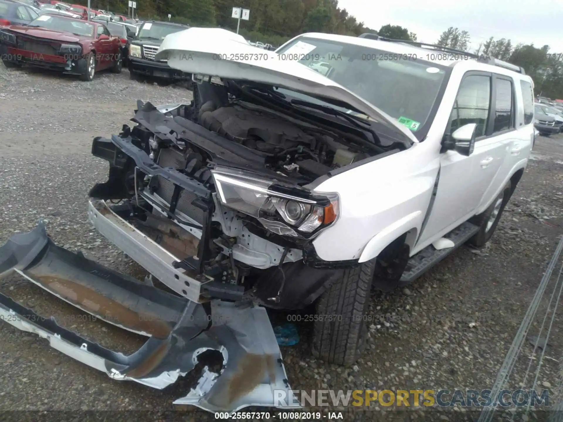 2 Фотография поврежденного автомобиля JTEBU5JR7K5694727 TOYOTA 4RUNNER 2019