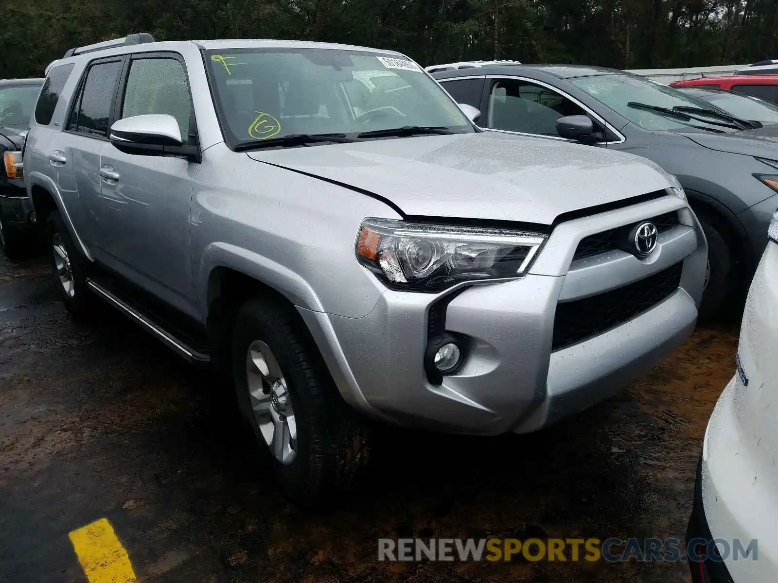 1 Photograph of a damaged car JTEBU5JR7K5698034 TOYOTA 4RUNNER 2019