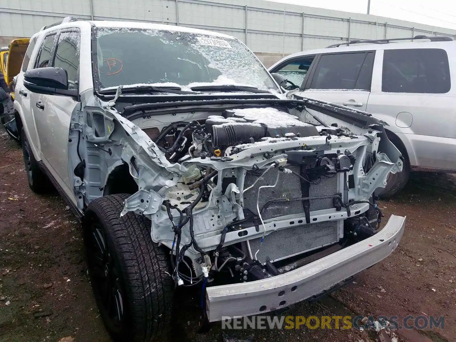 1 Photograph of a damaged car JTEBU5JR7K5698857 TOYOTA 4RUNNER 2019