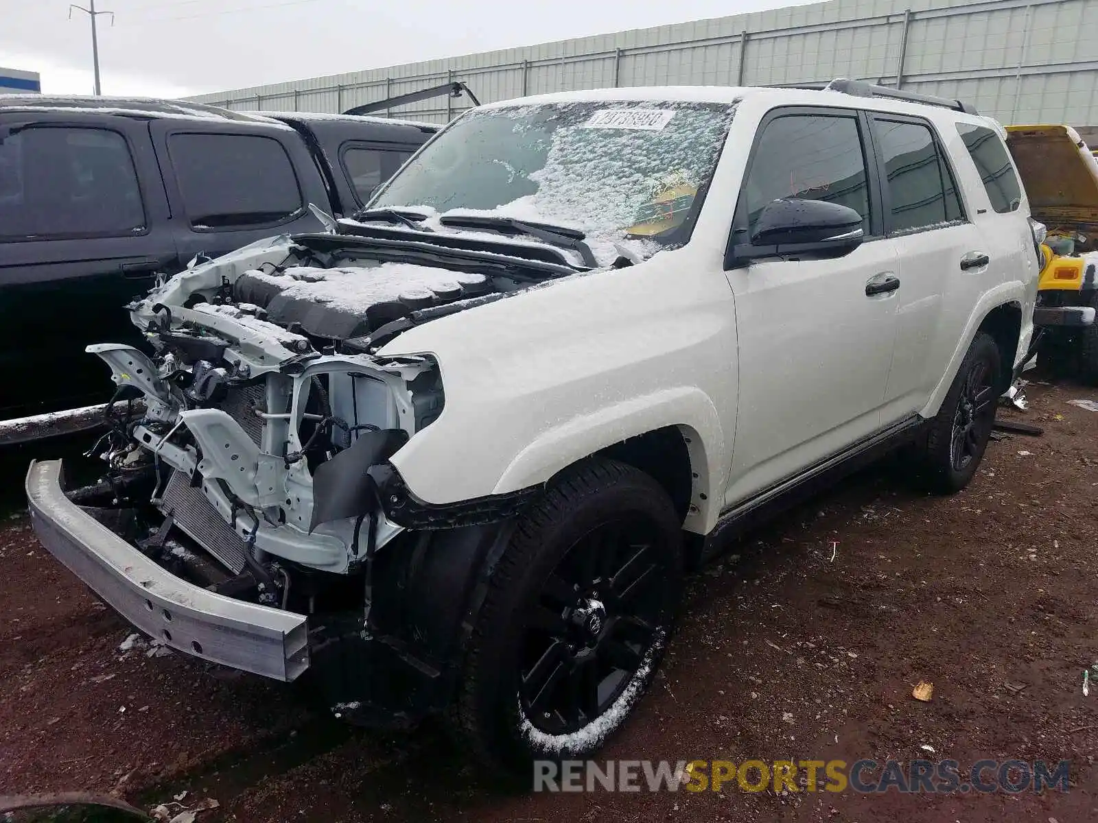 2 Photograph of a damaged car JTEBU5JR7K5698857 TOYOTA 4RUNNER 2019