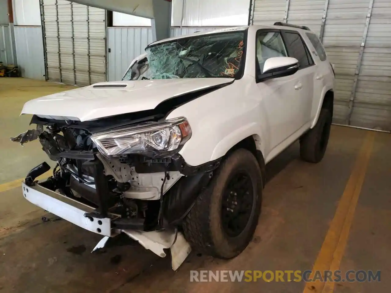 2 Photograph of a damaged car JTEBU5JR7K5700865 TOYOTA 4RUNNER 2019