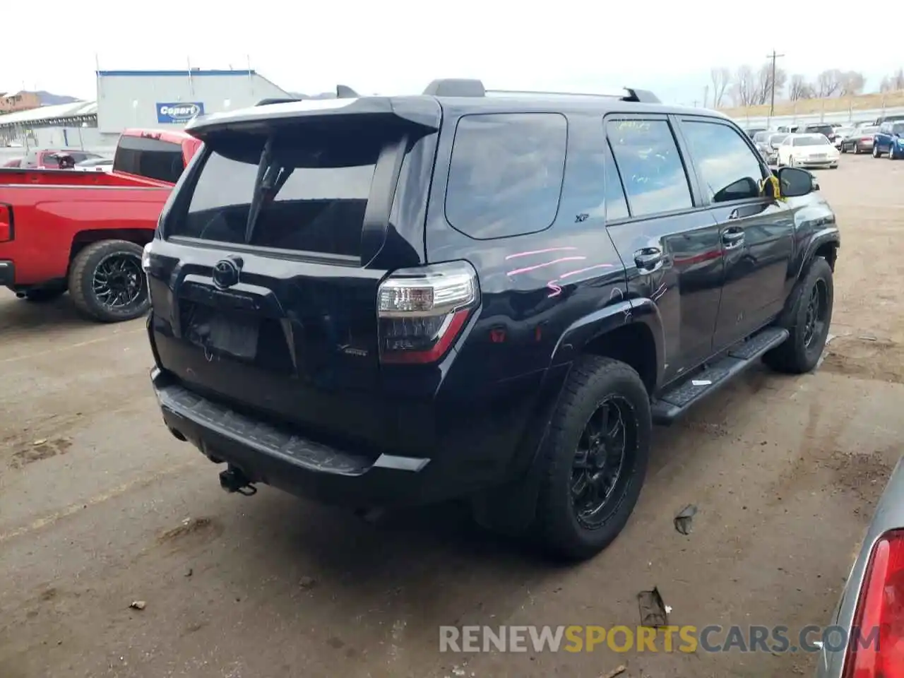 4 Фотография поврежденного автомобиля JTEBU5JR7K5702129 TOYOTA 4RUNNER 2019