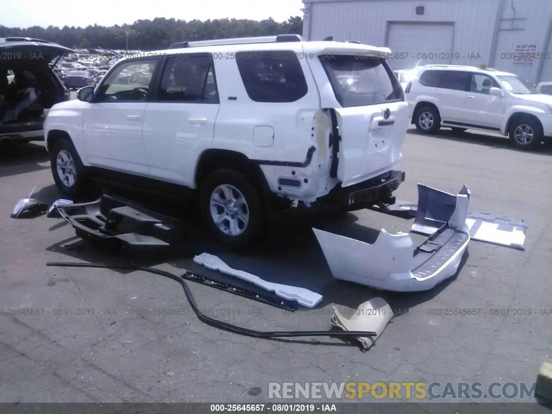 3 Photograph of a damaged car JTEBU5JR7K5703569 TOYOTA 4RUNNER 2019