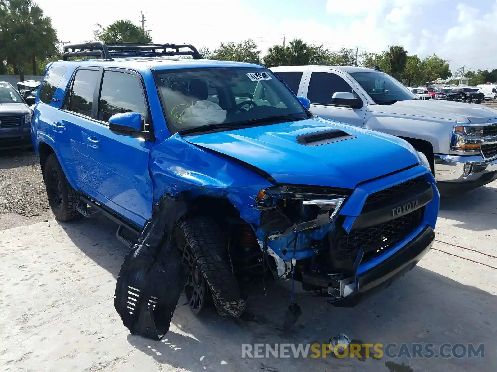 1 Photograph of a damaged car JTEBU5JR7K5703748 TOYOTA 4RUNNER 2019