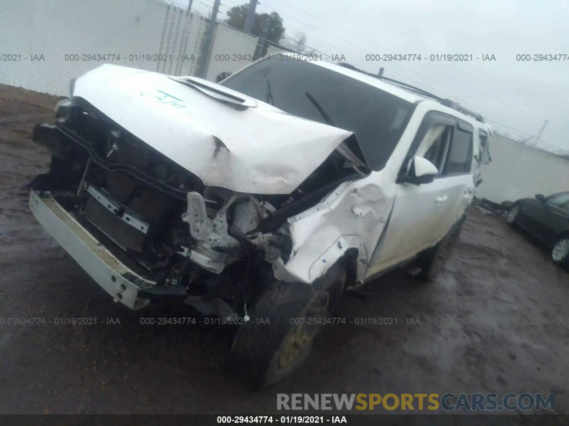 2 Photograph of a damaged car JTEBU5JR7K5705676 TOYOTA 4RUNNER 2019