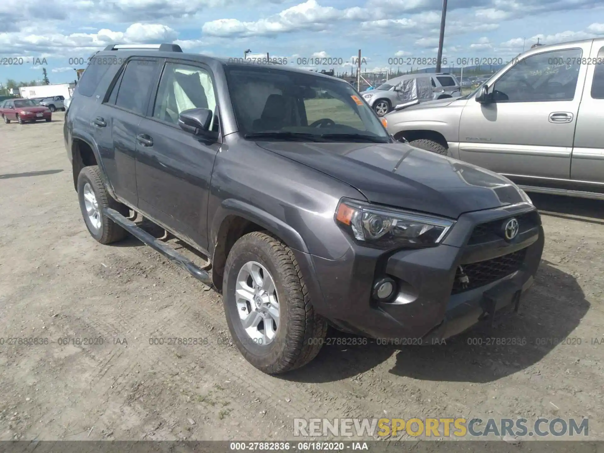 1 Photograph of a damaged car JTEBU5JR7K5706942 TOYOTA 4RUNNER 2019