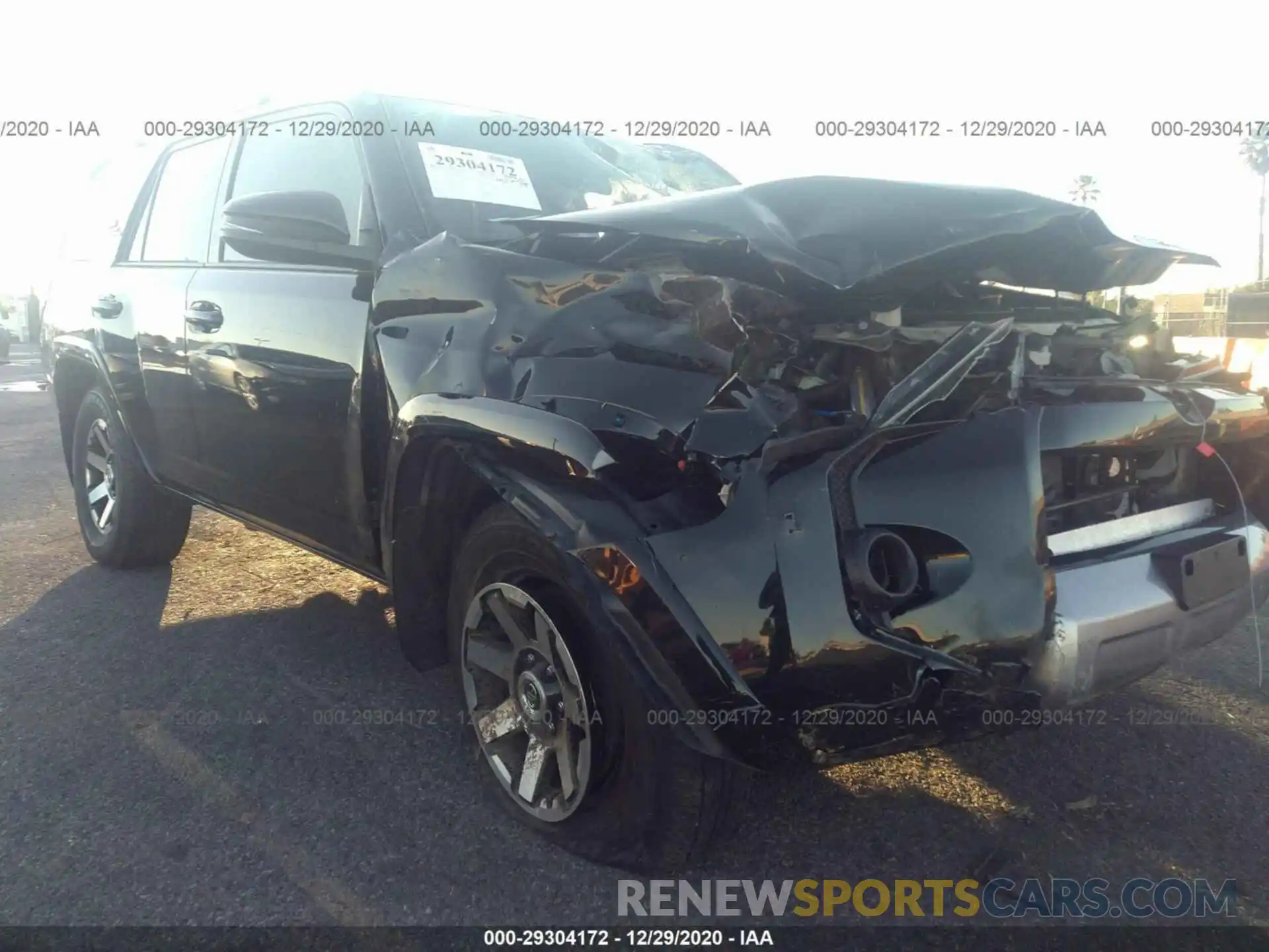 1 Photograph of a damaged car JTEBU5JR7K5708397 TOYOTA 4RUNNER 2019