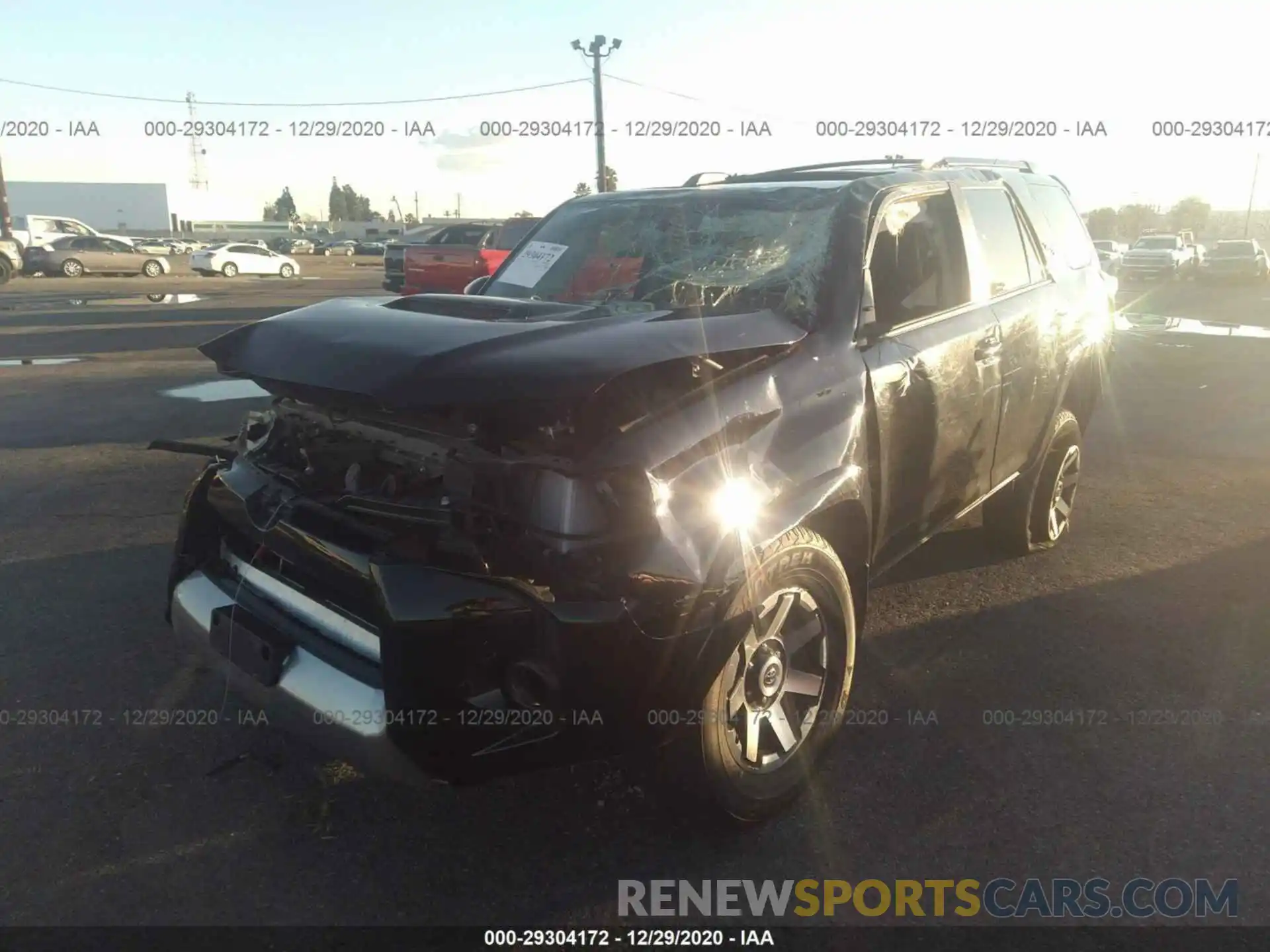 2 Photograph of a damaged car JTEBU5JR7K5708397 TOYOTA 4RUNNER 2019