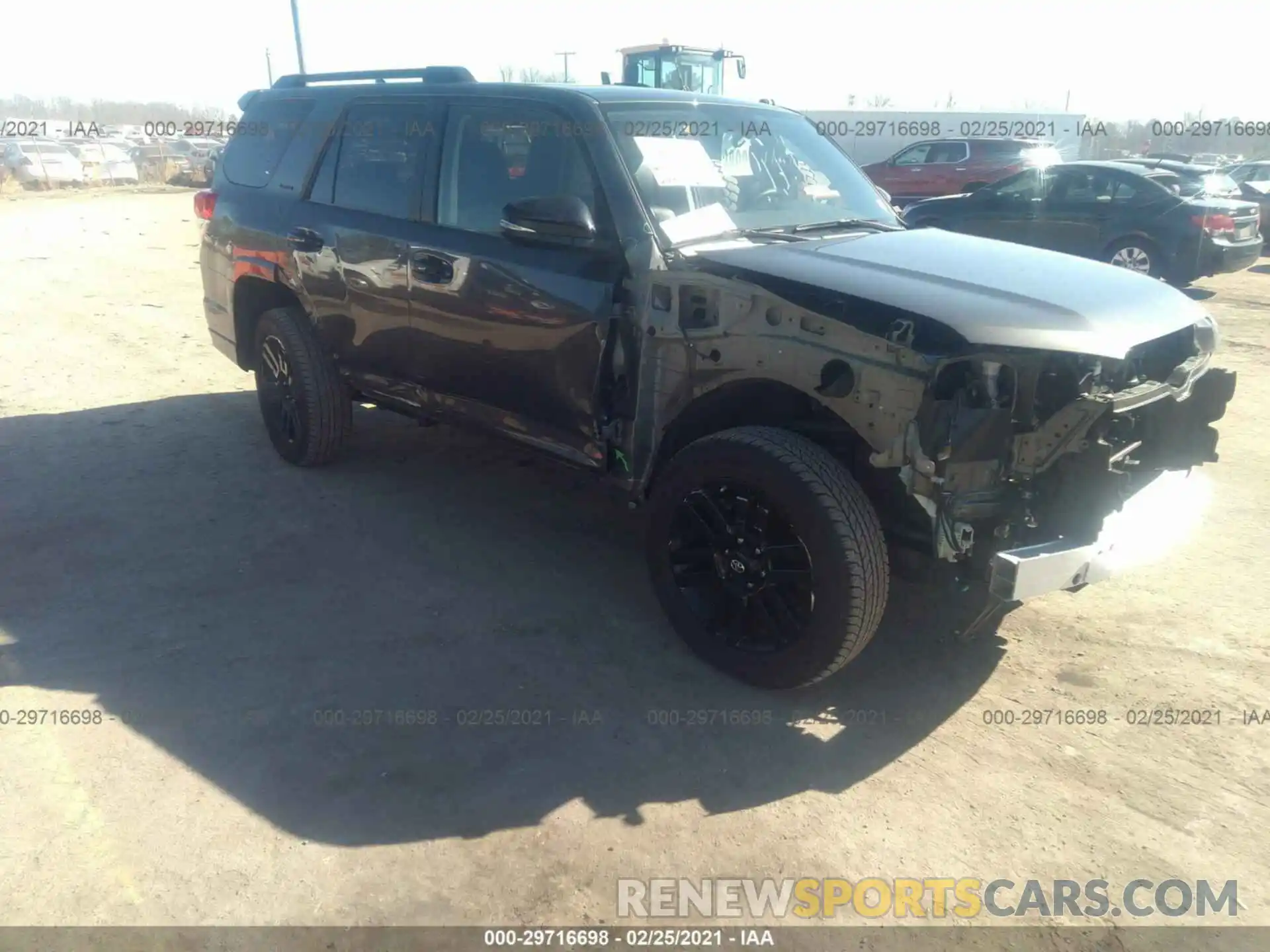 1 Photograph of a damaged car JTEBU5JR7K5711994 TOYOTA 4RUNNER 2019