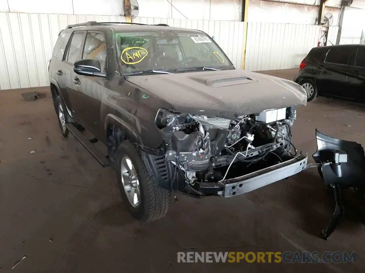 1 Photograph of a damaged car JTEBU5JR7K5714197 TOYOTA 4RUNNER 2019