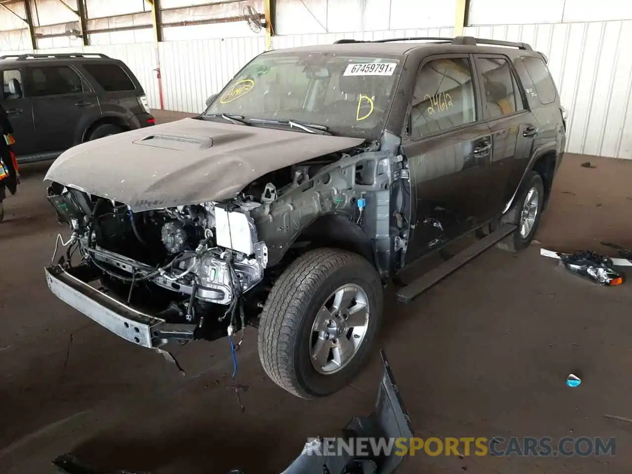 9 Photograph of a damaged car JTEBU5JR7K5714197 TOYOTA 4RUNNER 2019