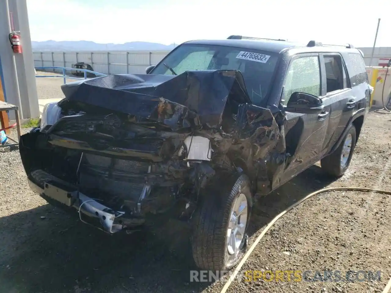 2 Photograph of a damaged car JTEBU5JR7K5715382 TOYOTA 4RUNNER 2019