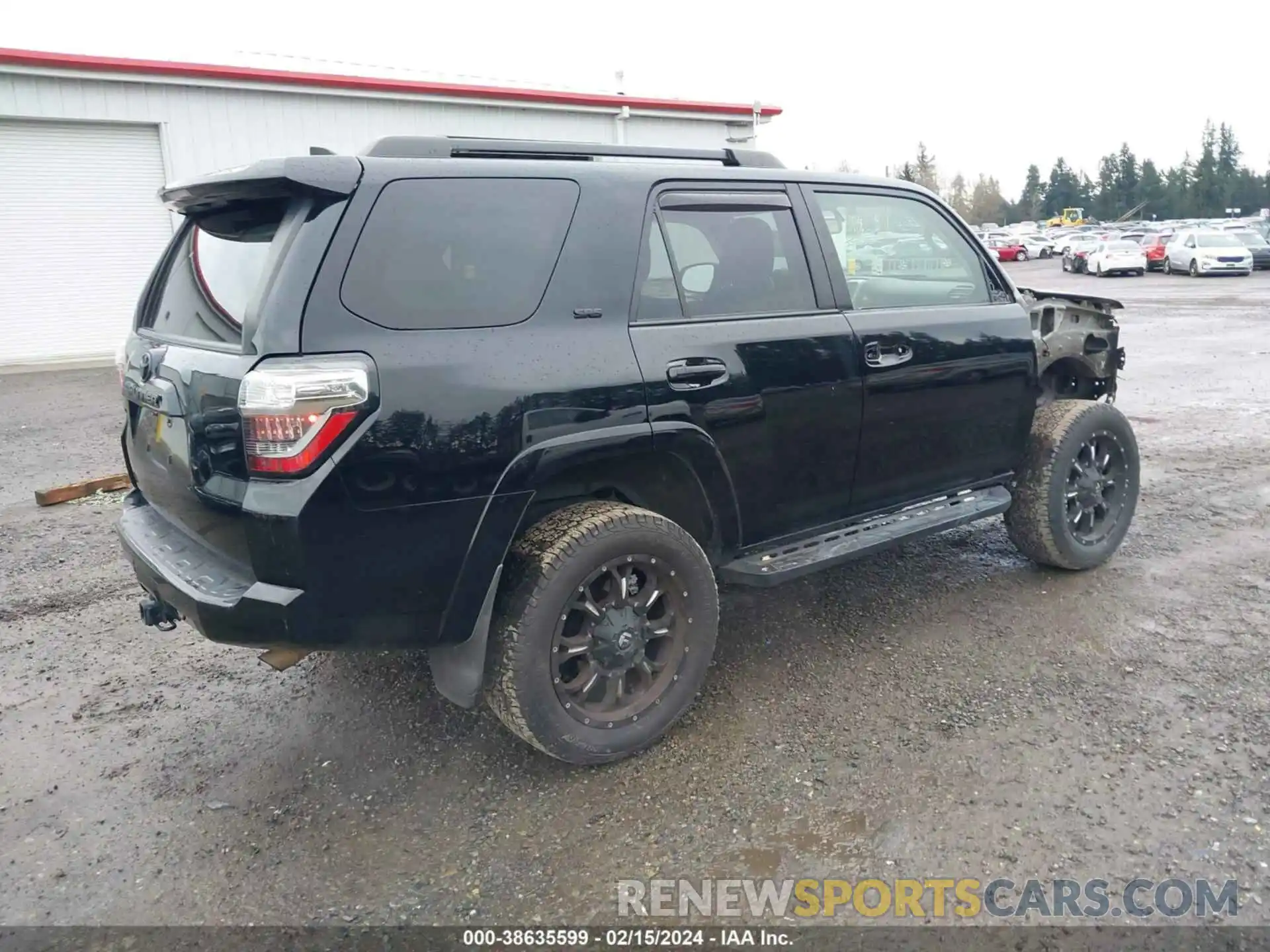 4 Фотография поврежденного автомобиля JTEBU5JR7K5718802 TOYOTA 4RUNNER 2019