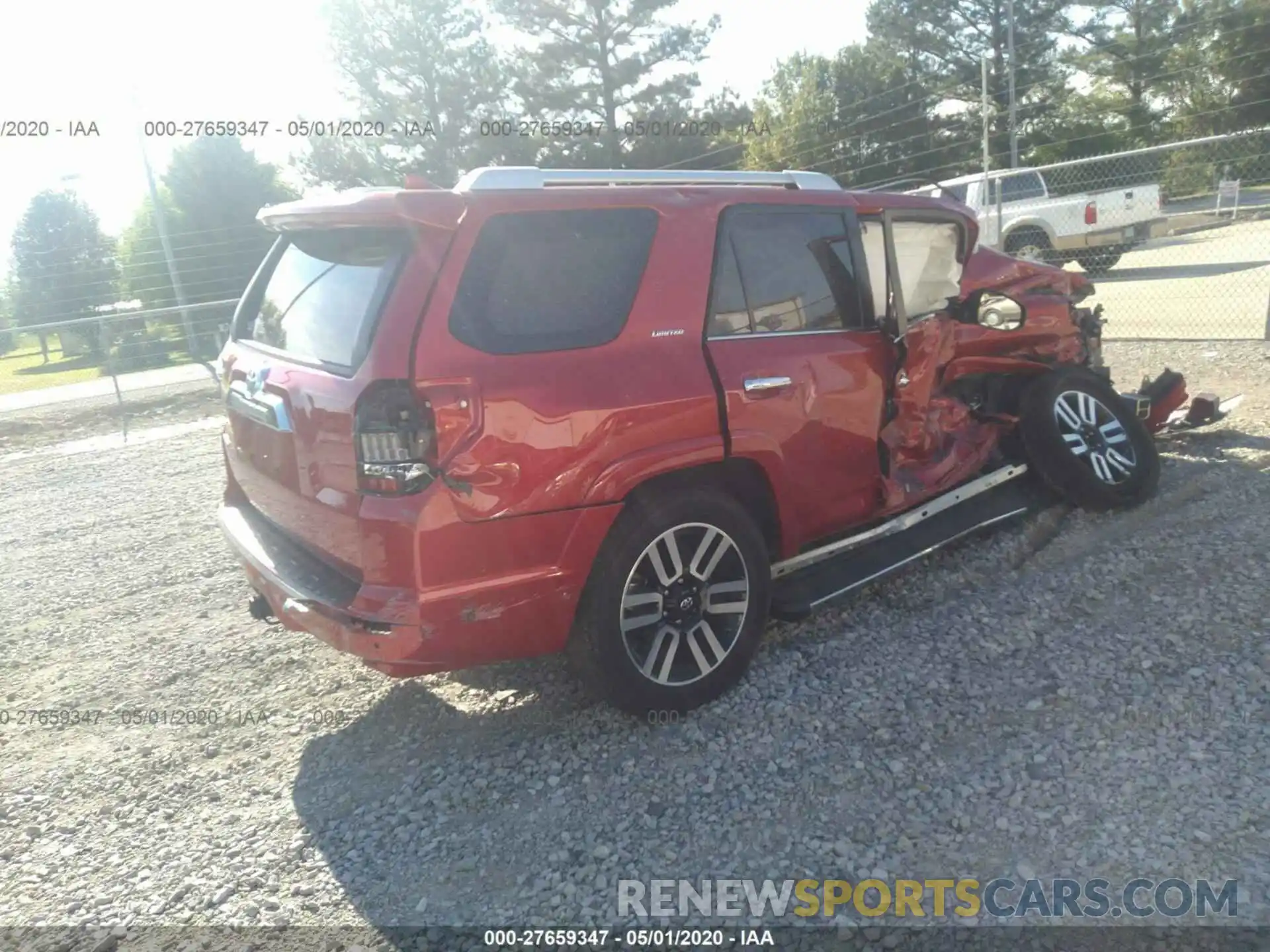 4 Photograph of a damaged car JTEBU5JR7K5719822 TOYOTA 4RUNNER 2019